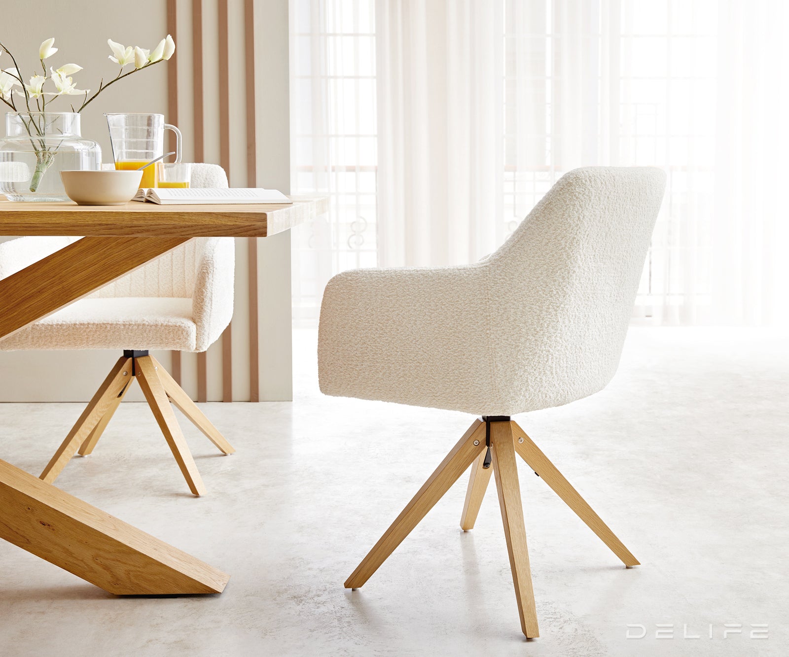 Jedilni stol Greg, Material: Bukle