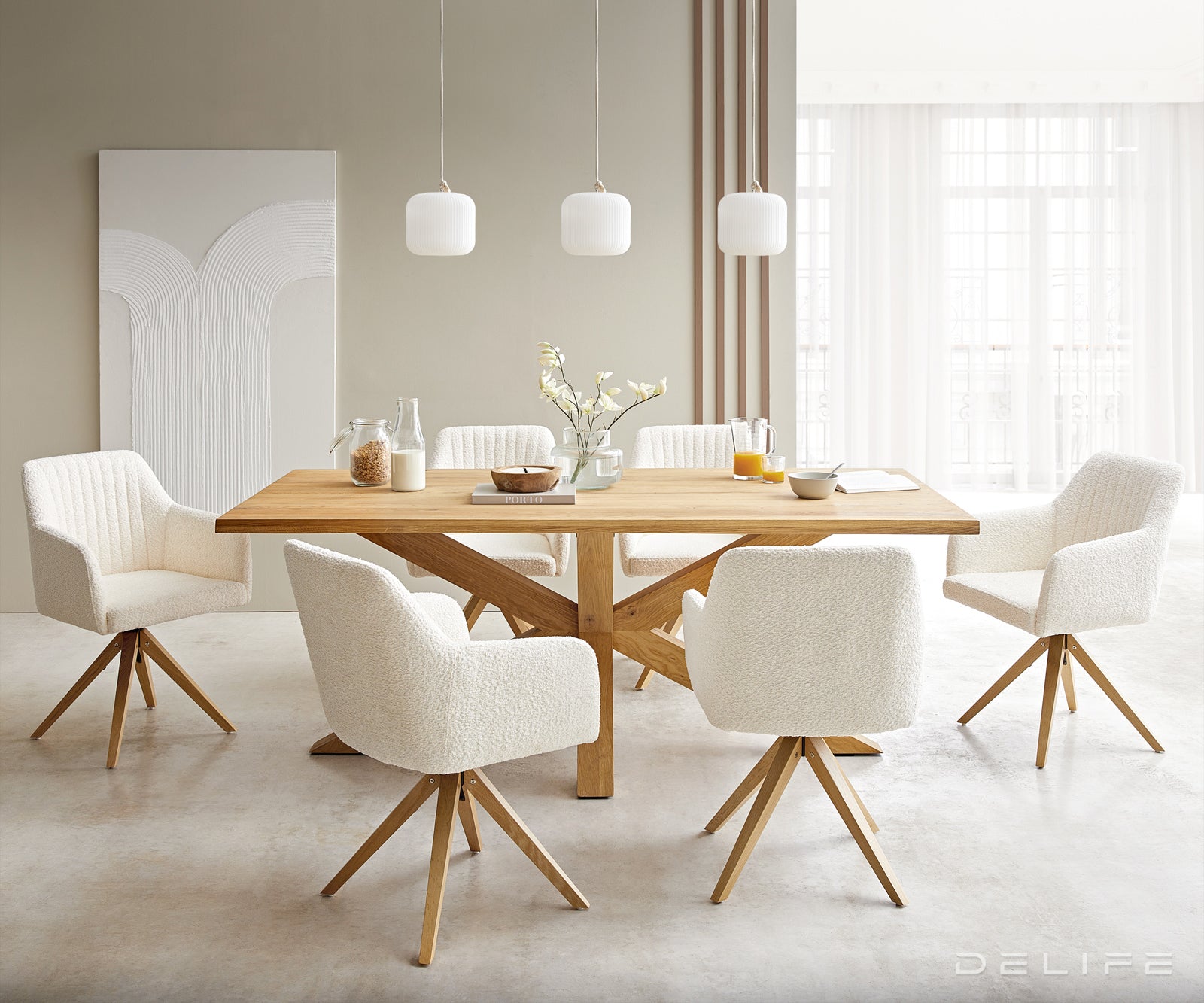 Jedilni stol Greg, Material: Bukle