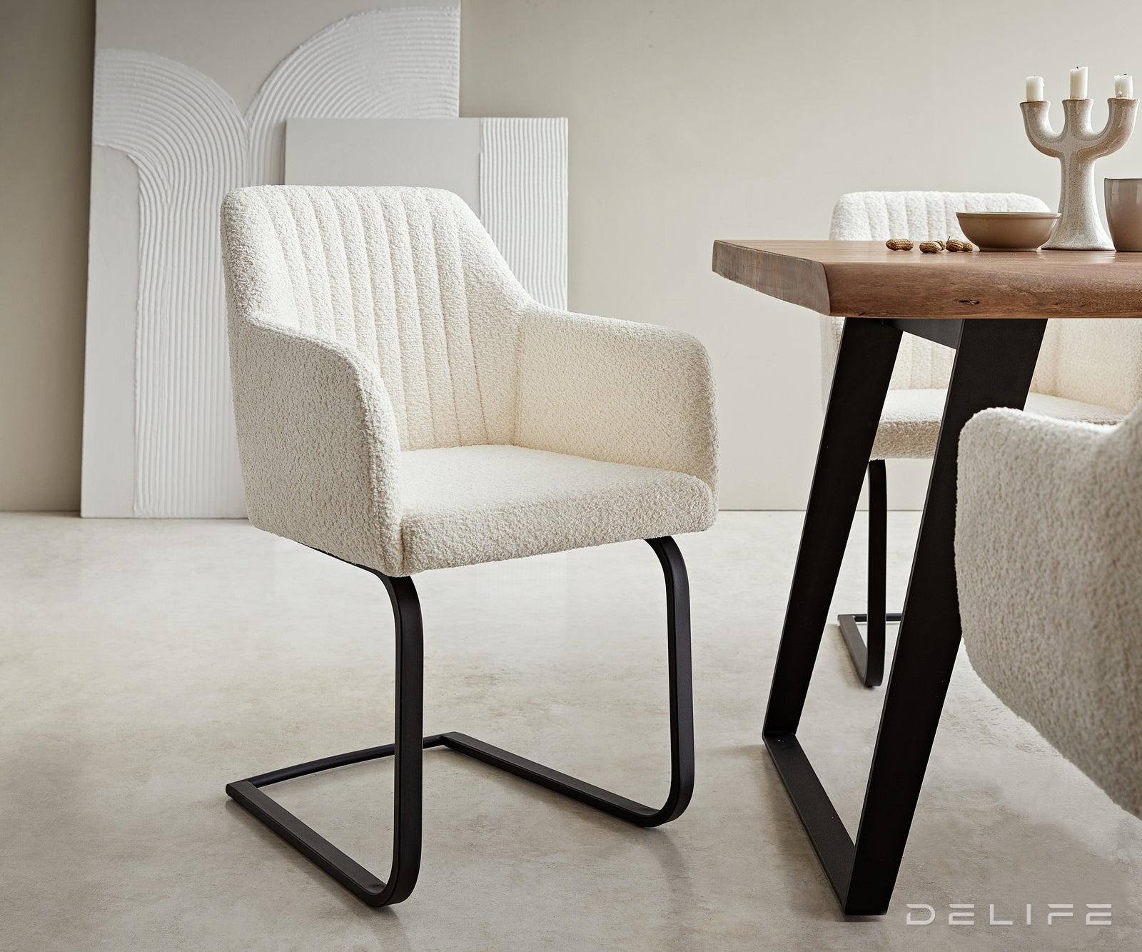 Jedilni stol Greg, Material: Bukle