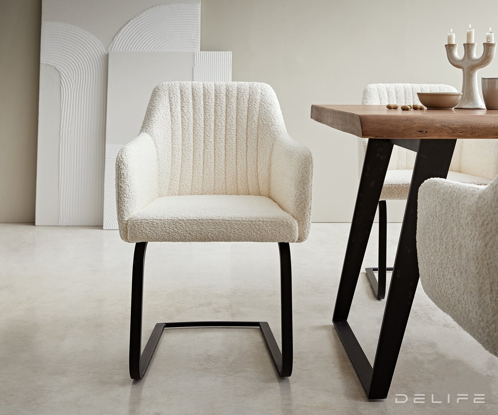 Jedilni stol Greg, Material: Bukle