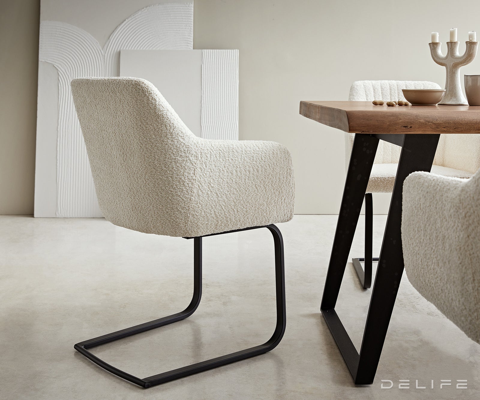 Jedilni stol Greg, Material: Bukle