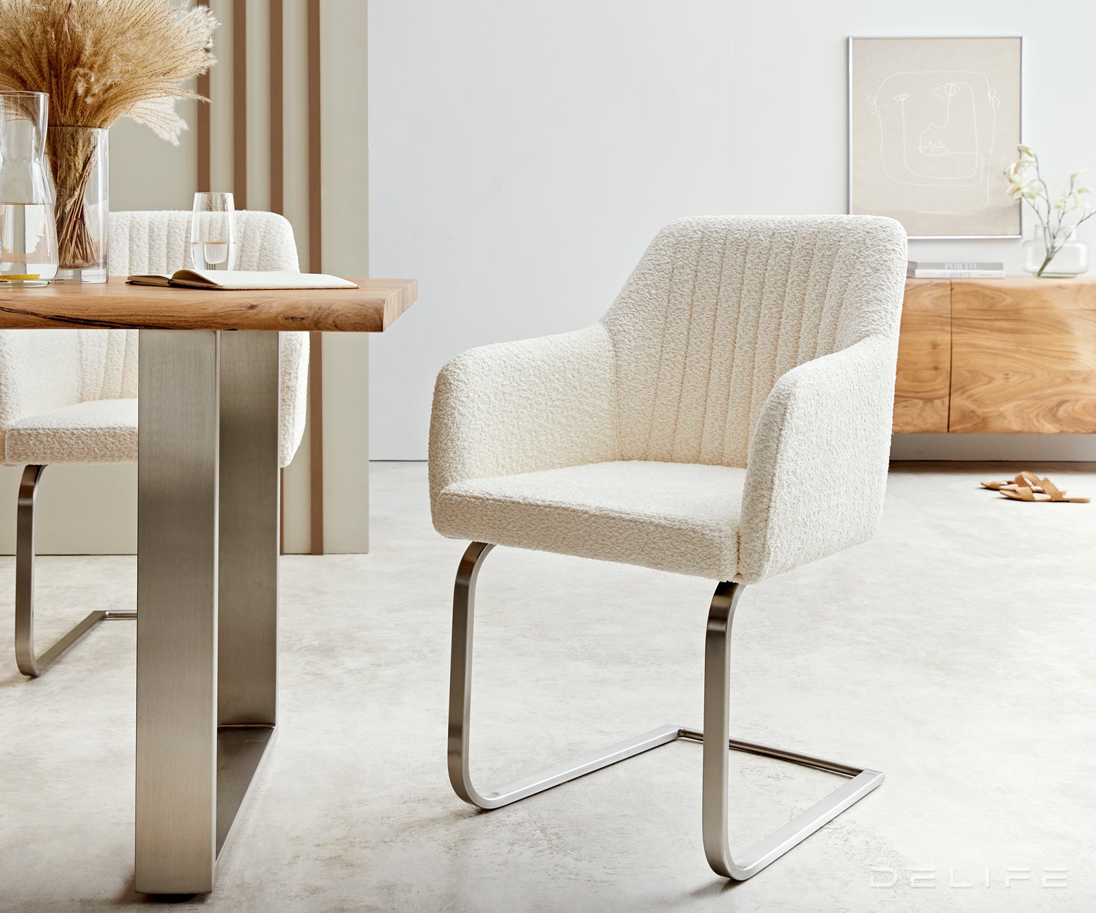 Jedilni stol Greg, Material: Bukle