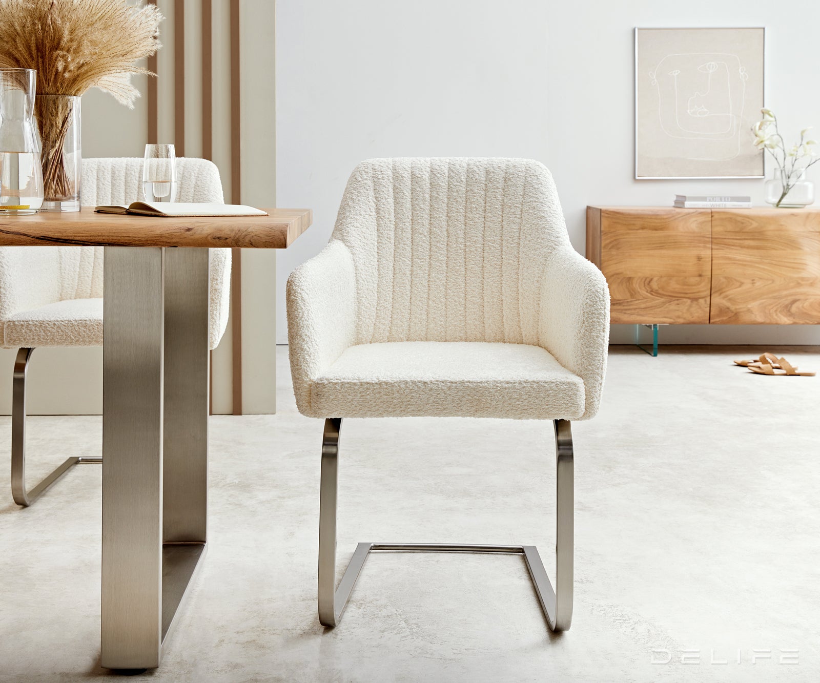 Jedilni stol Greg, Material: Bukle