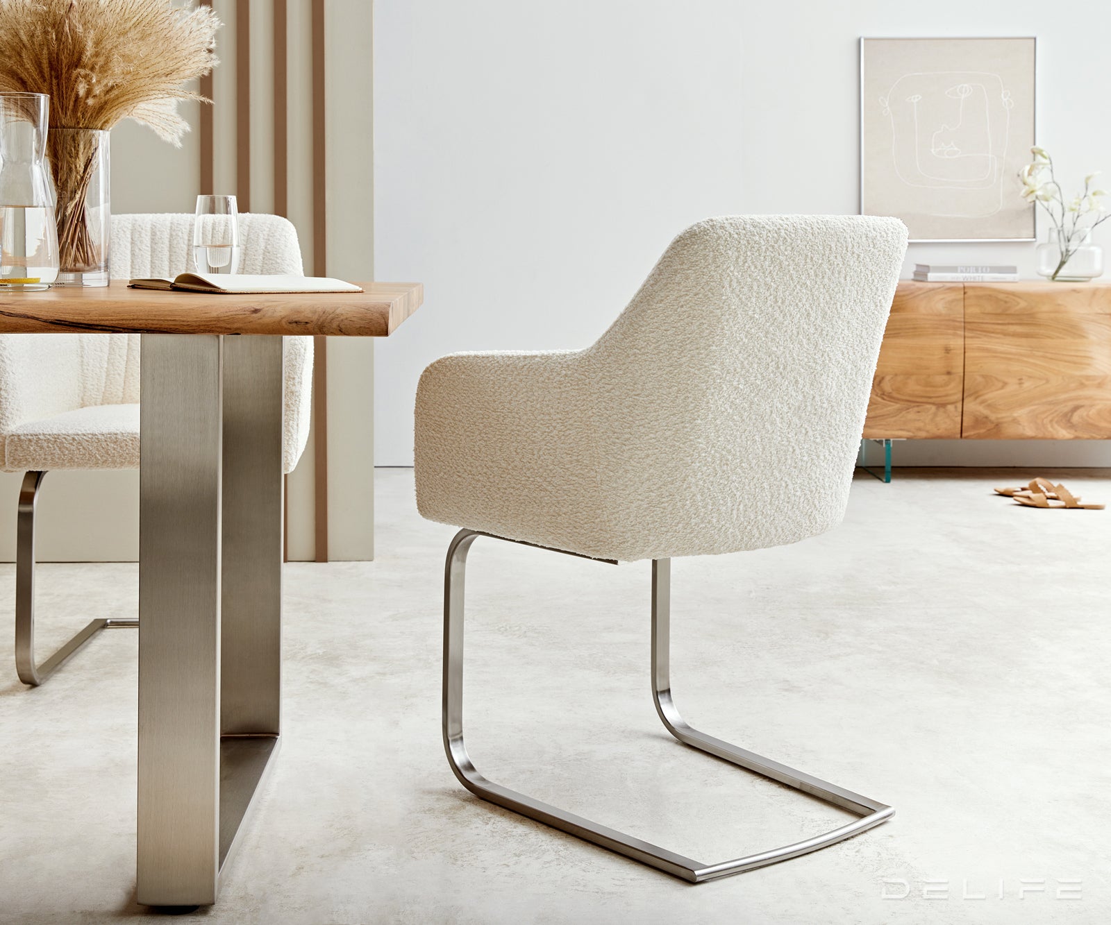 Jedilni stol Greg, Material: Bukle