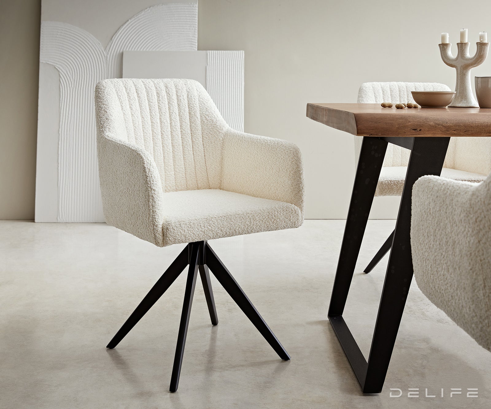 Jedilni stol Greg, Material: Bukle