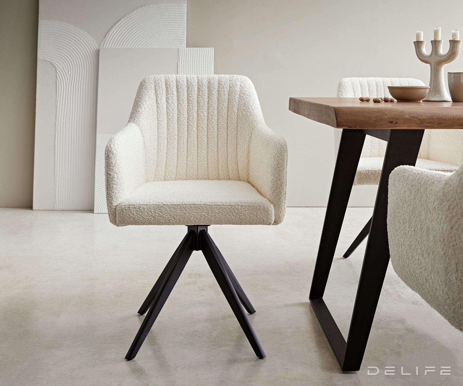 Jedilni stol Greg, Material: Bukle