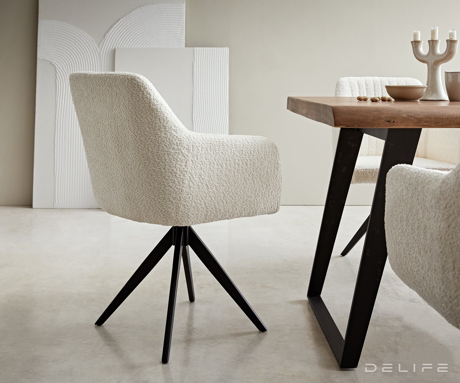 Jedilni stol Greg, Material: Bukle