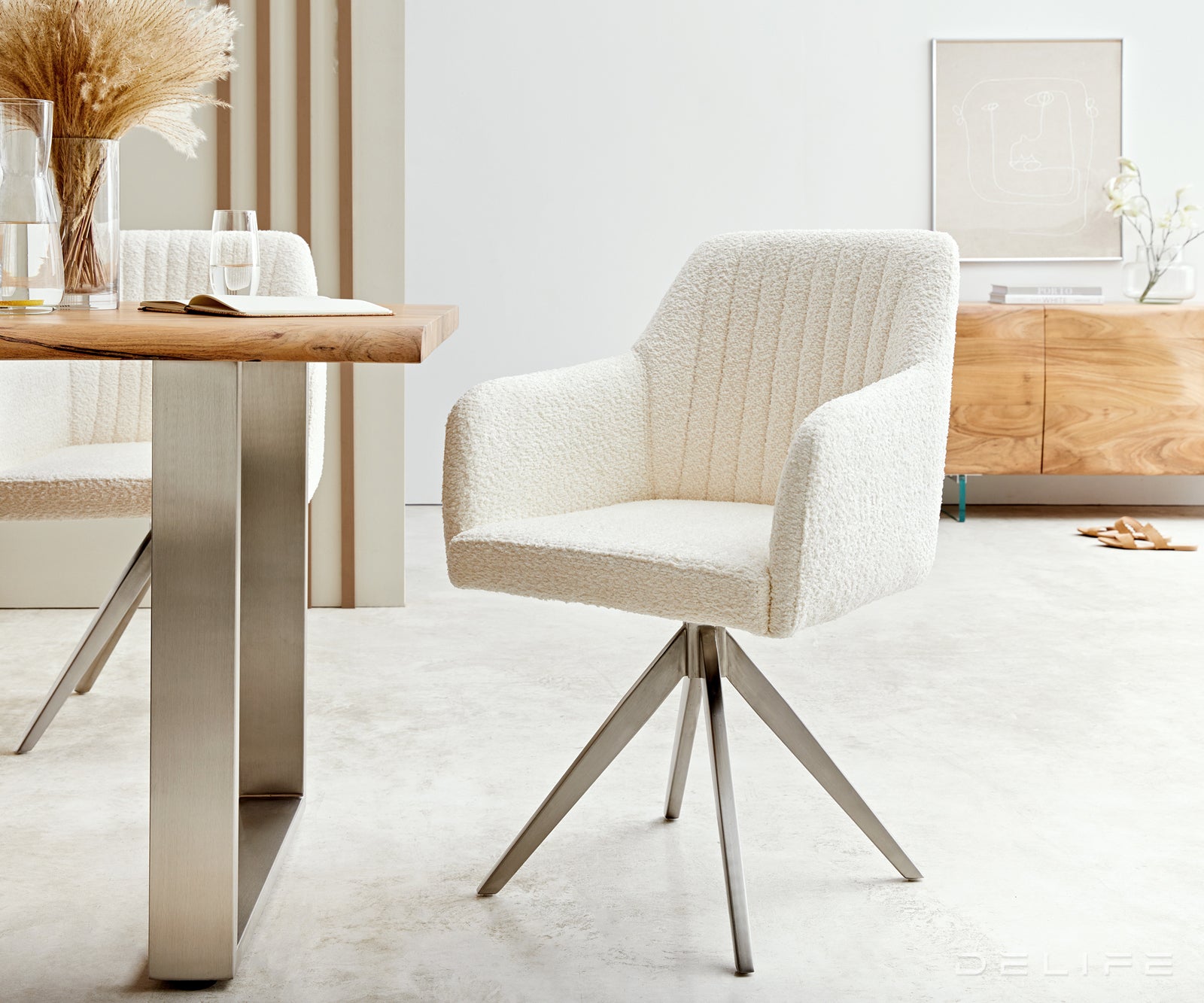 Jedilni stol Greg, Material: Bukle