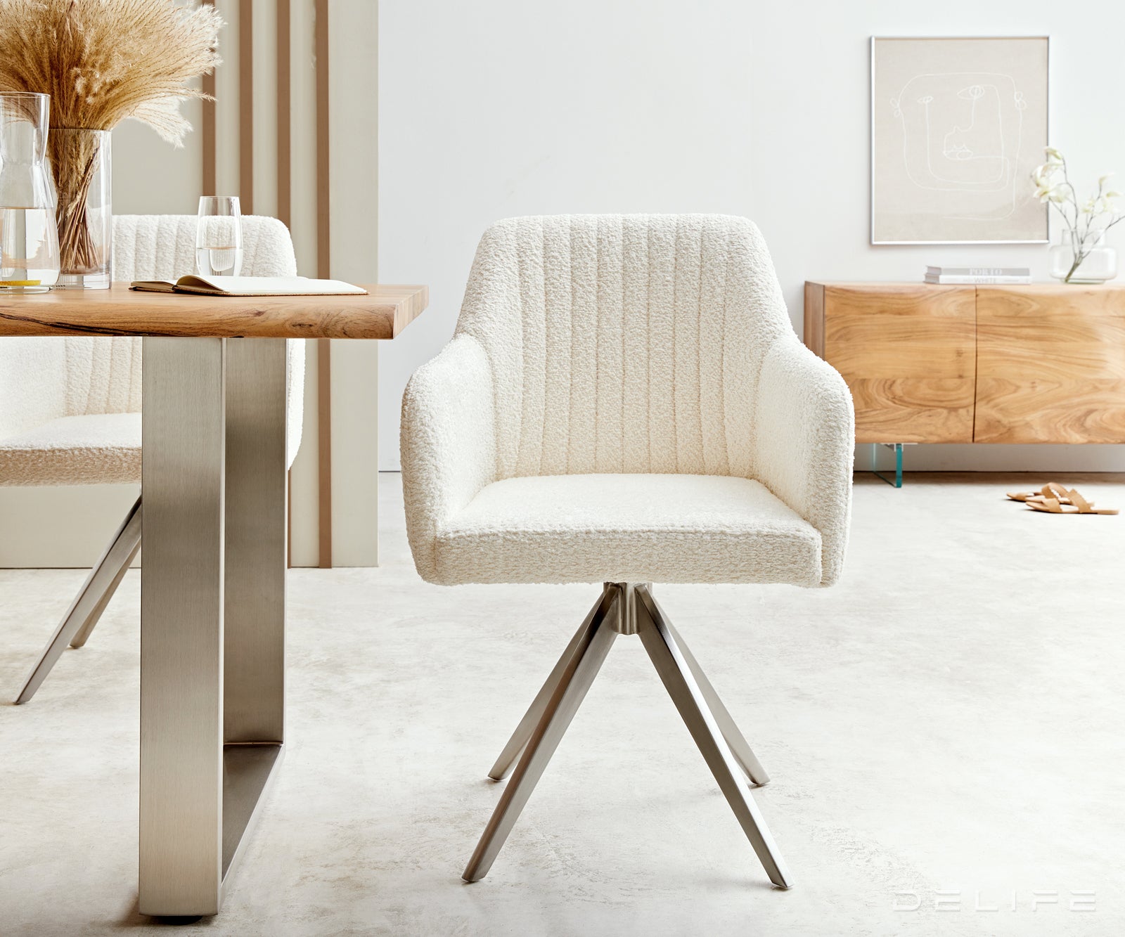 Jedilni stol Greg, Material: Bukle