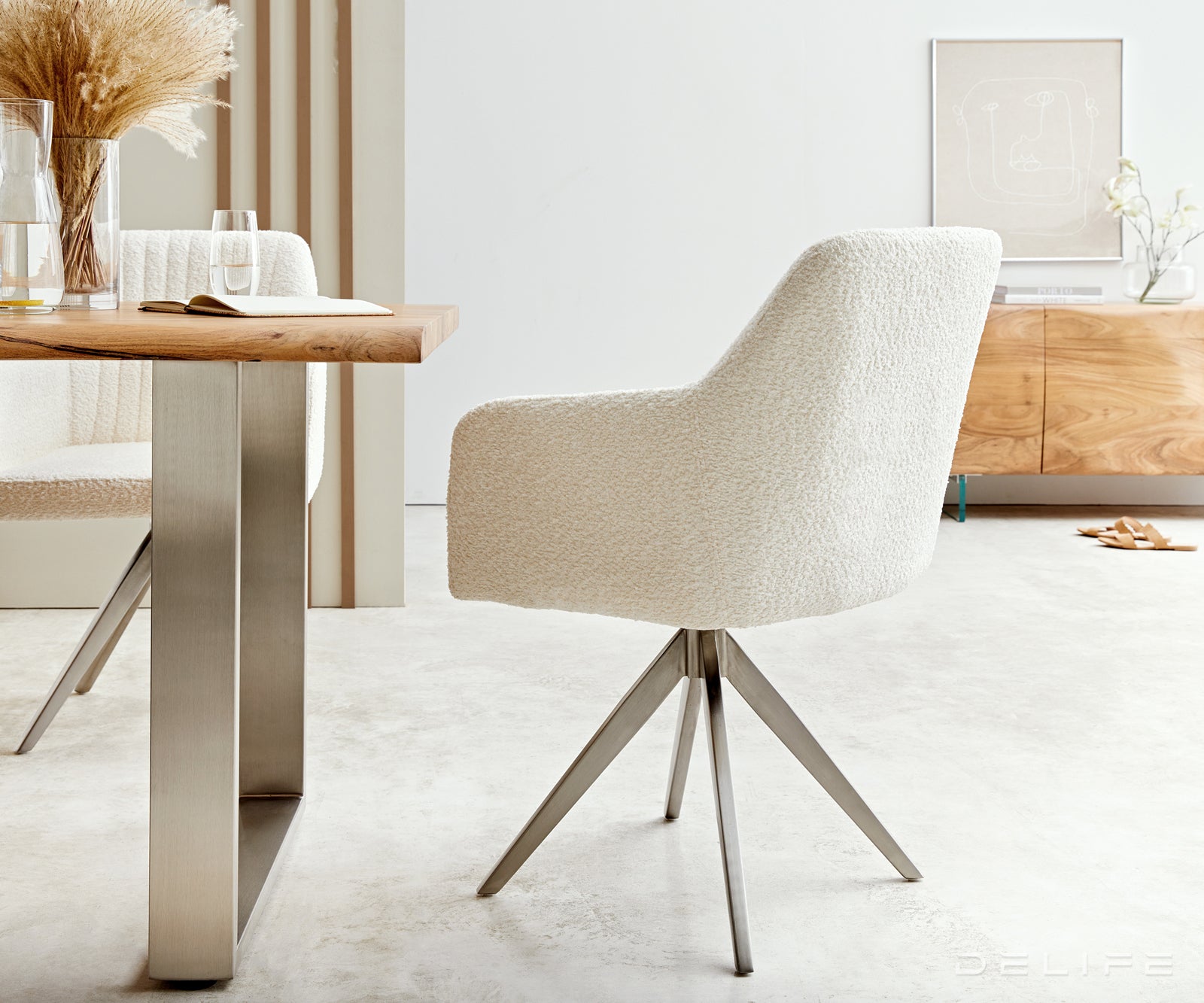 Jedilni stol Greg, Material: Bukle