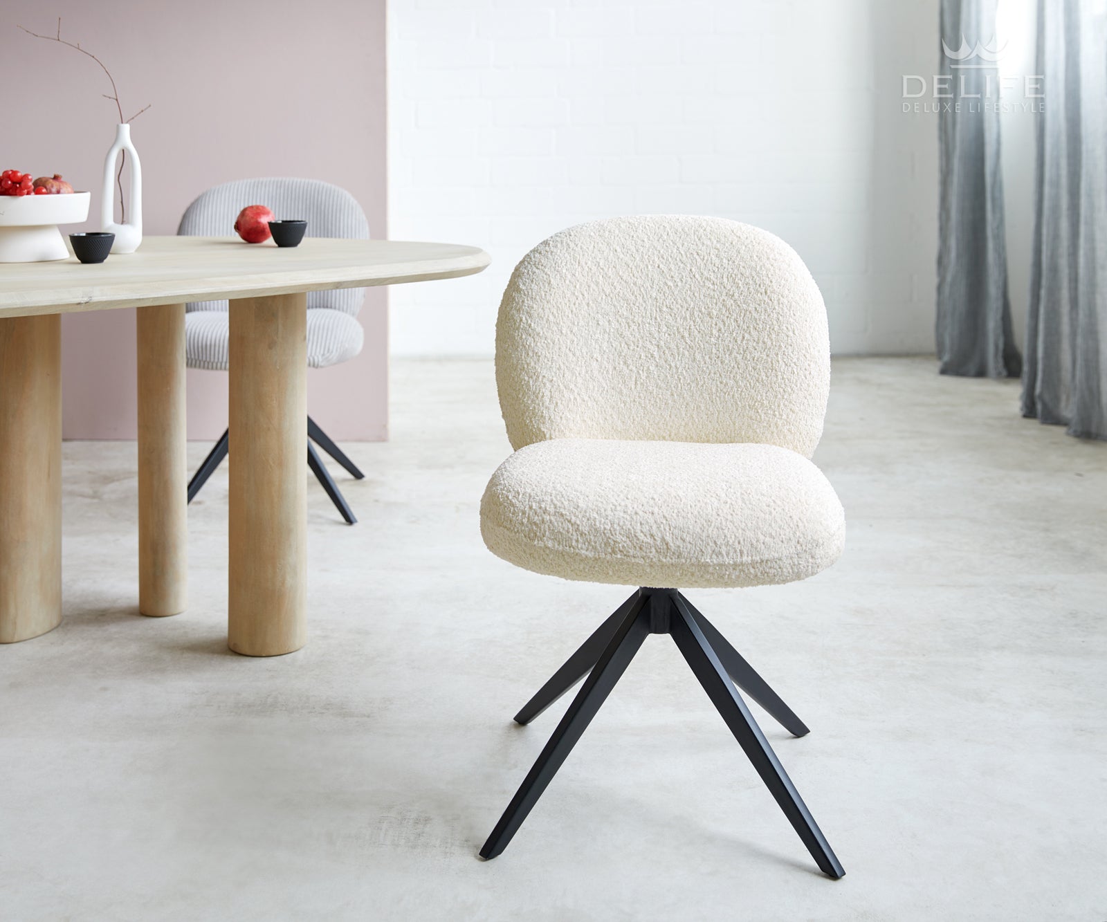 Jedilni stol Nube, Material: Bukle