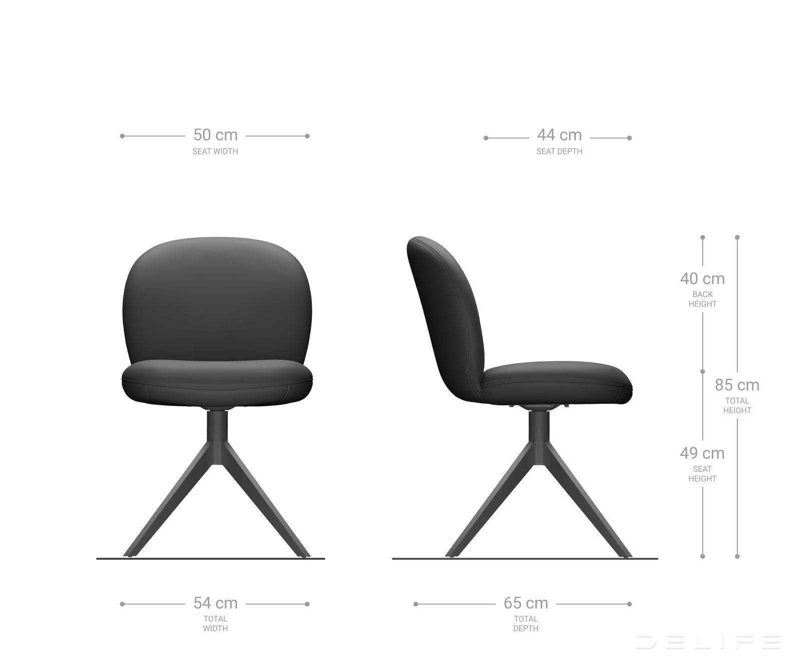 Jedilni stol Nube, Material: Bukle