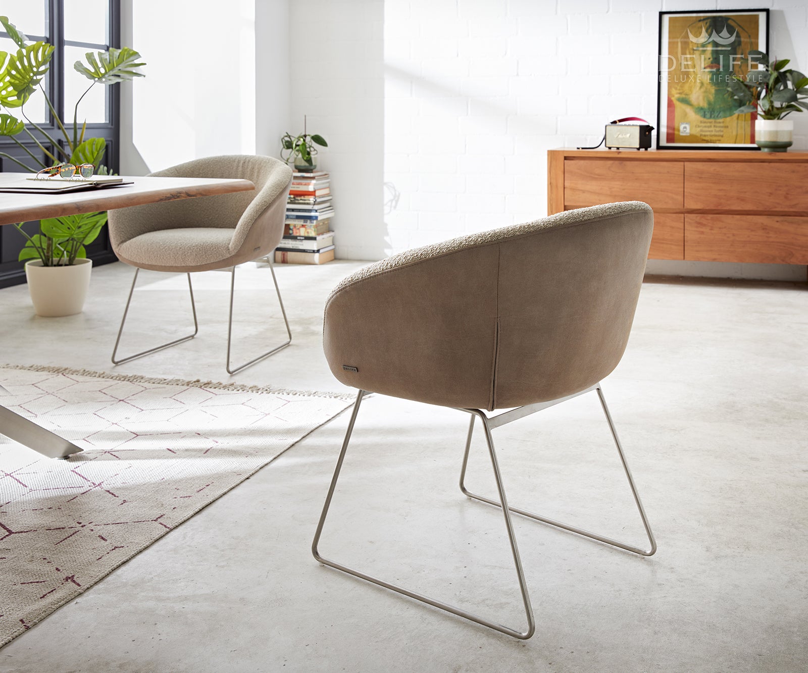 Jedilni stol Vinka, Material: Bukle