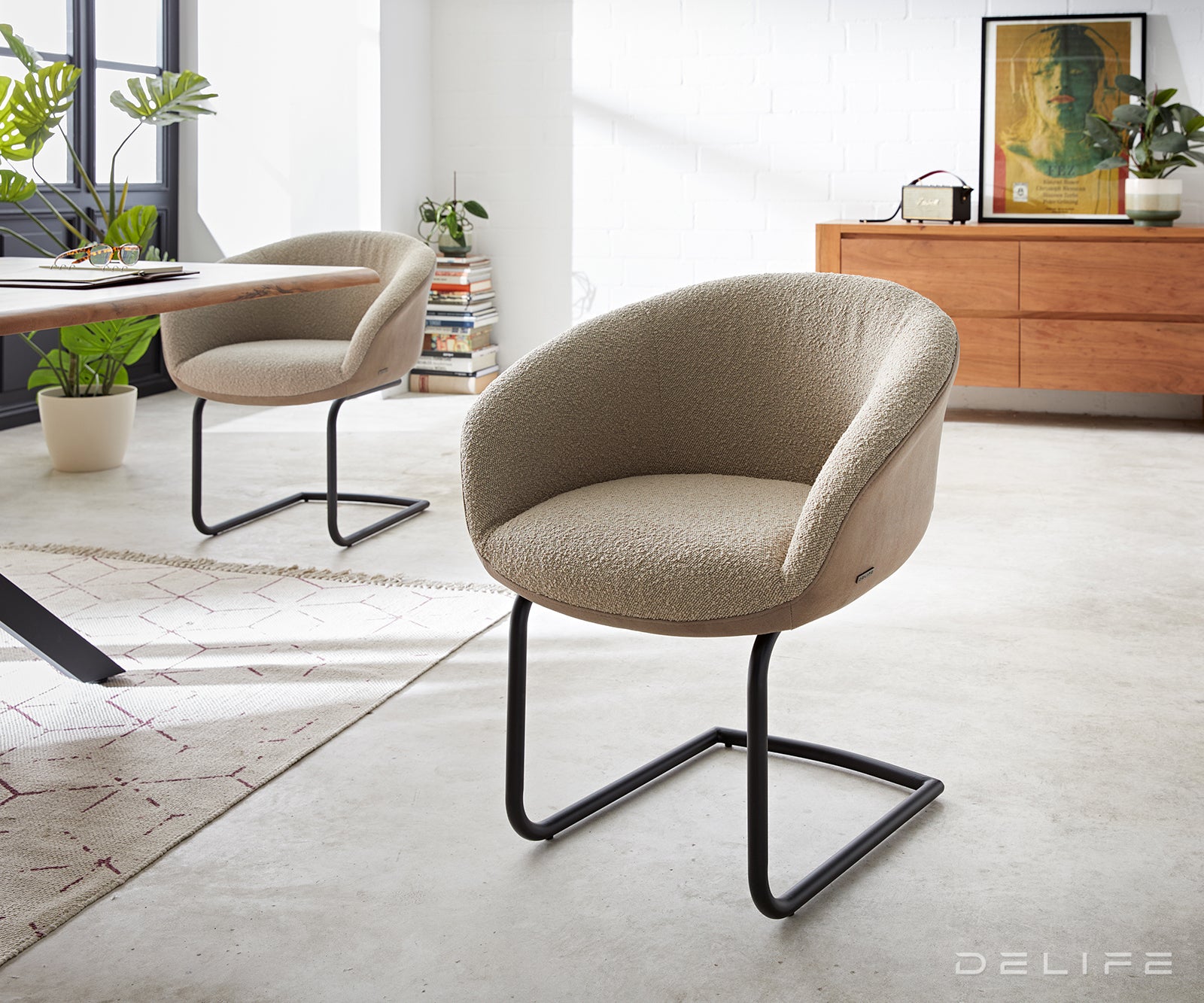 Jedilni stol Vinka, Material: Bukle