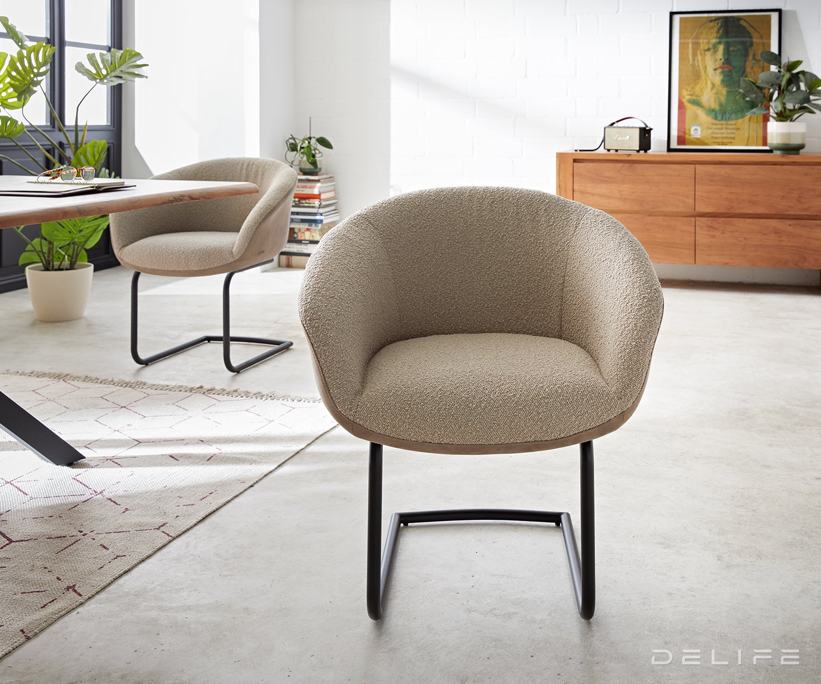 Jedilni stol Vinka, Material: Bukle