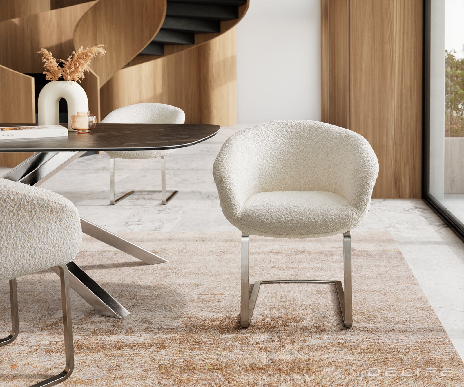 Jedilni stol Vinka, Material: Bukle