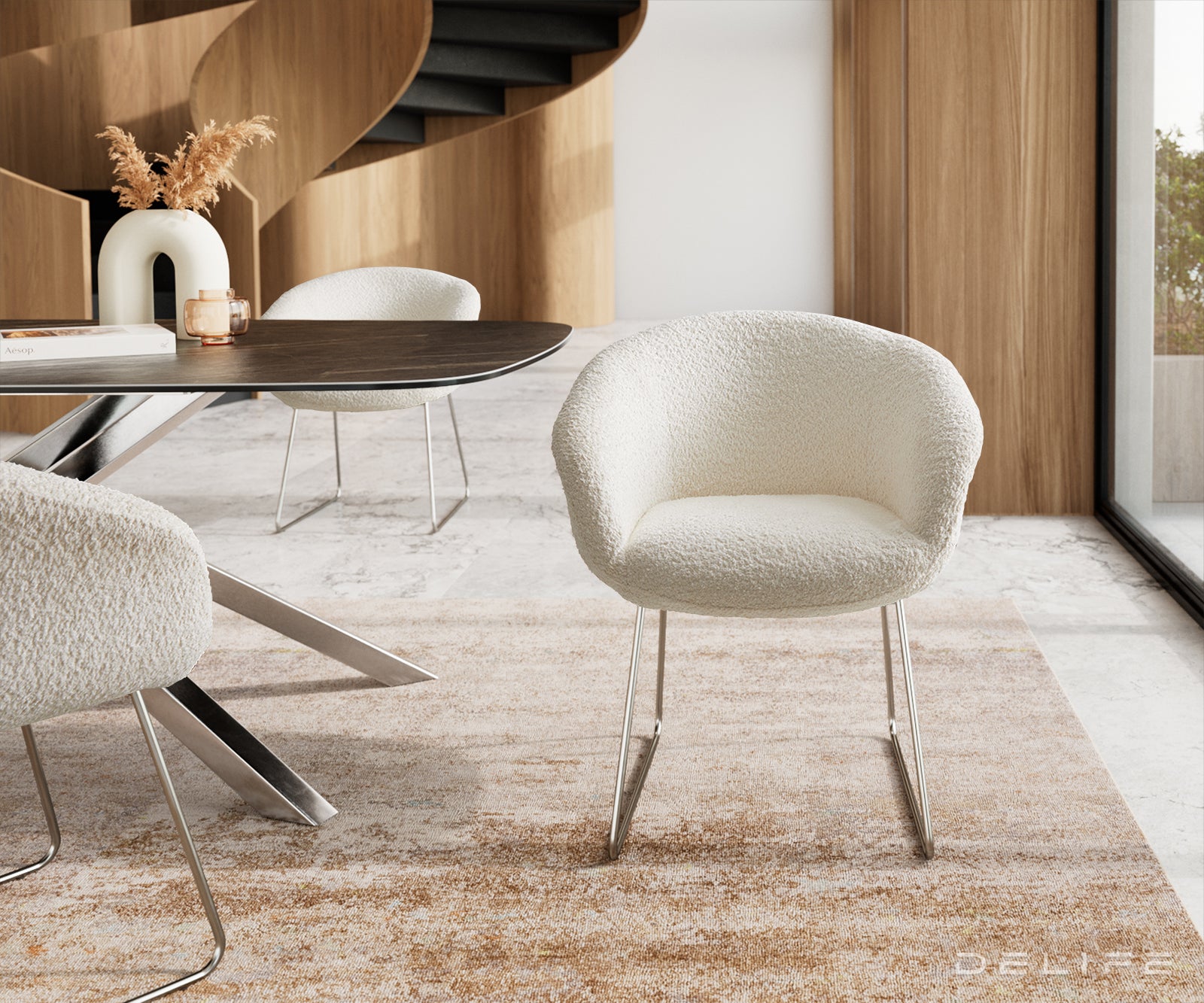 Jedilni stol Vinka, Material: Bukle