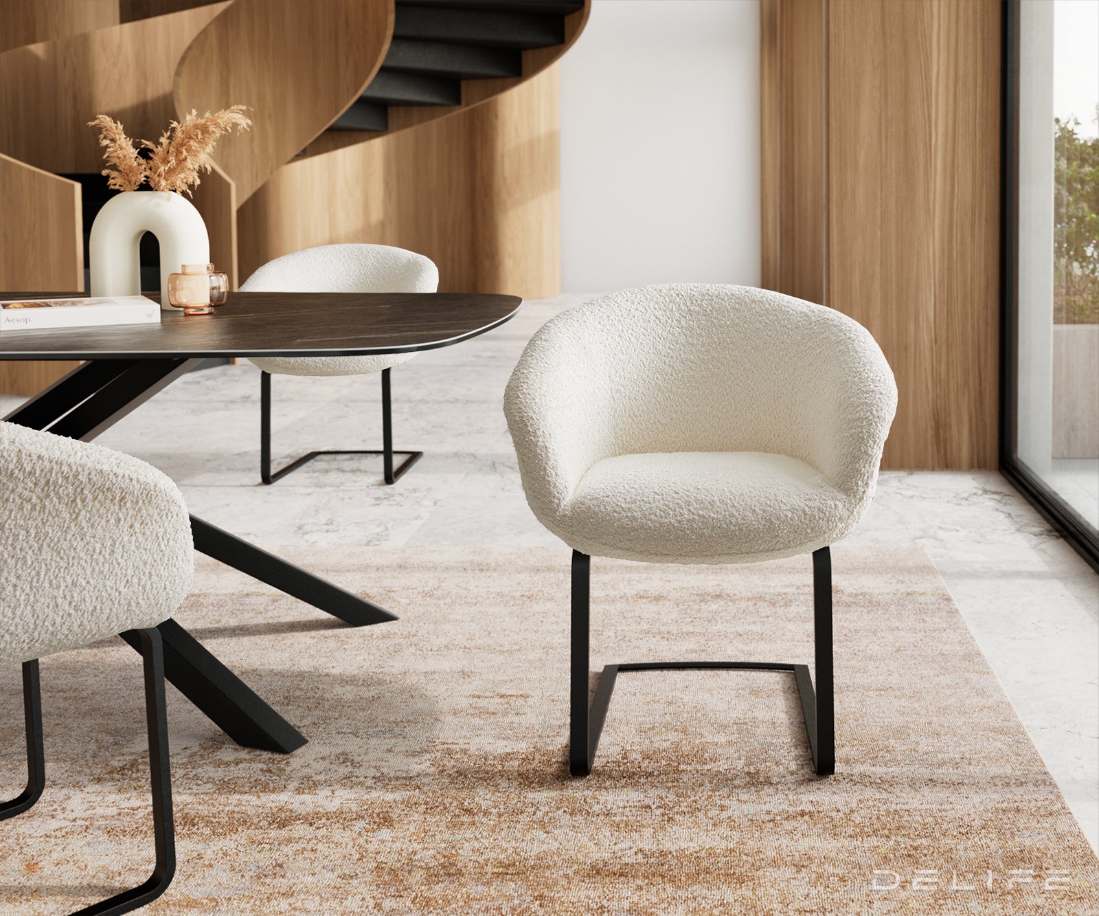 Jedilni stol Vinka, Material: Bukle