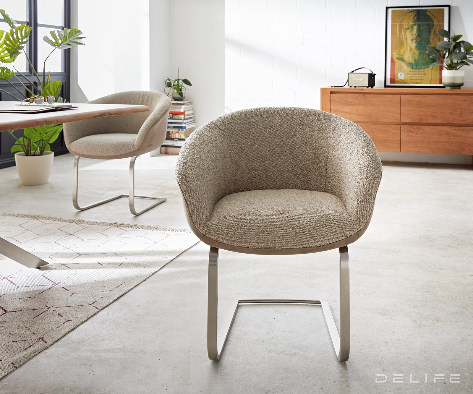 Jedilni stol Vinka, Material: Bukle