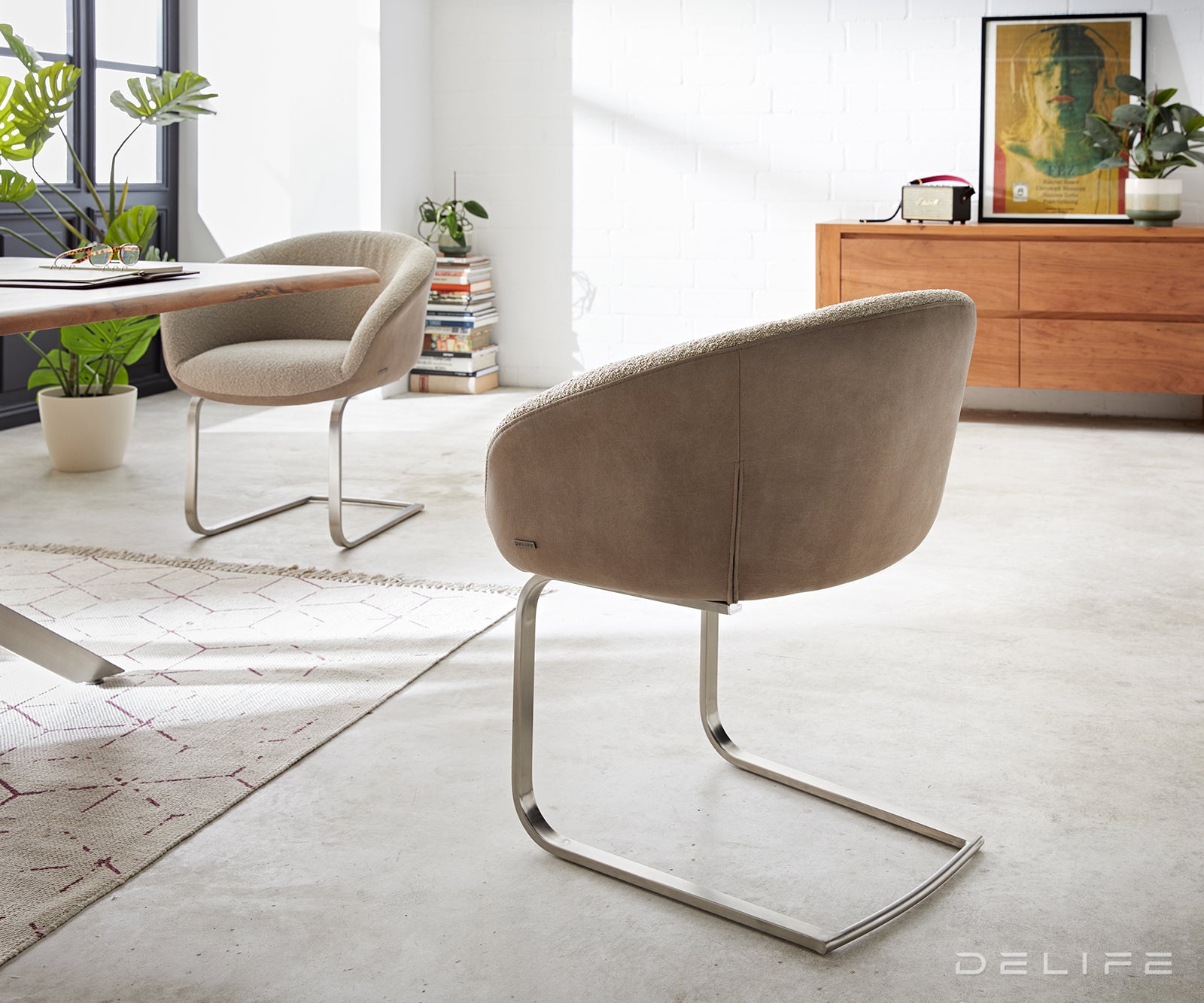 Jedilni stol Vinka, Material: Bukle