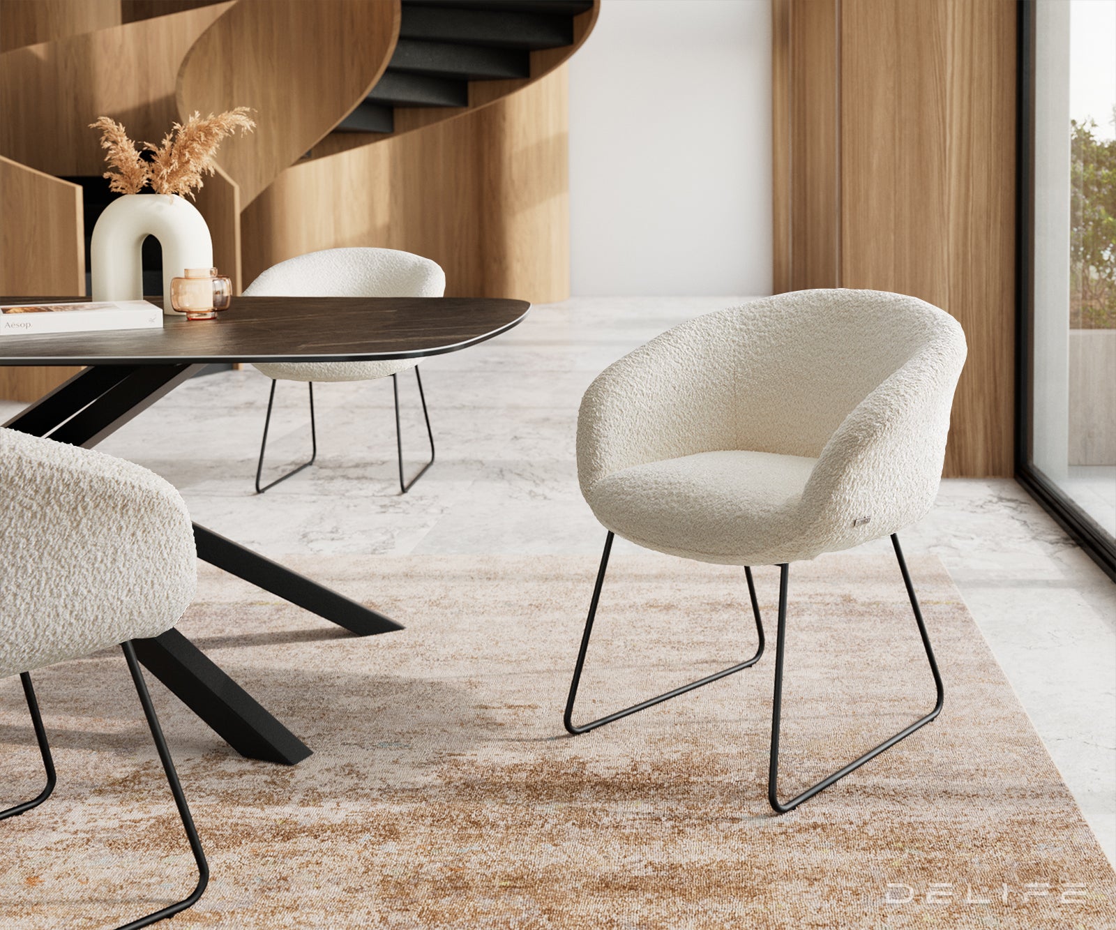 Jedilni stol Vinka, Material: Bukle