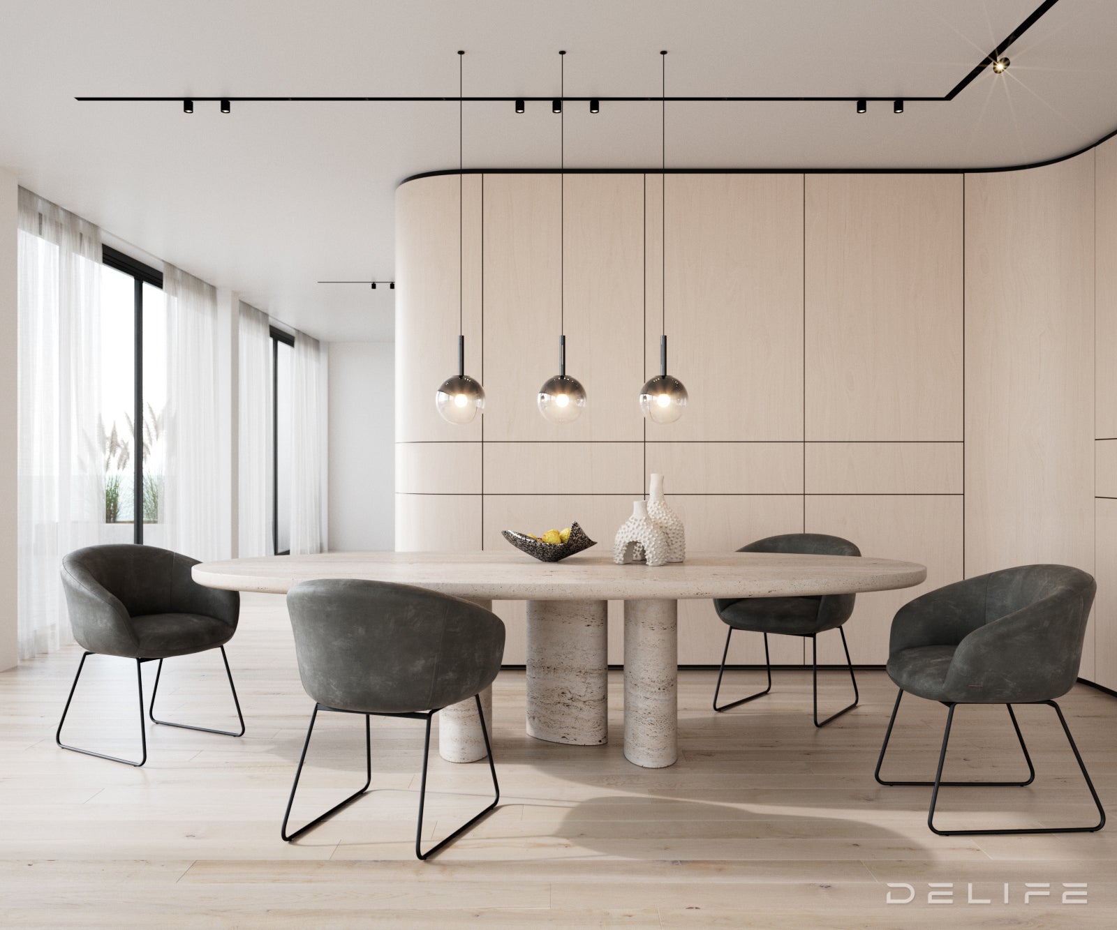 Jedilni stol Vinka, Material: Mikrofibra