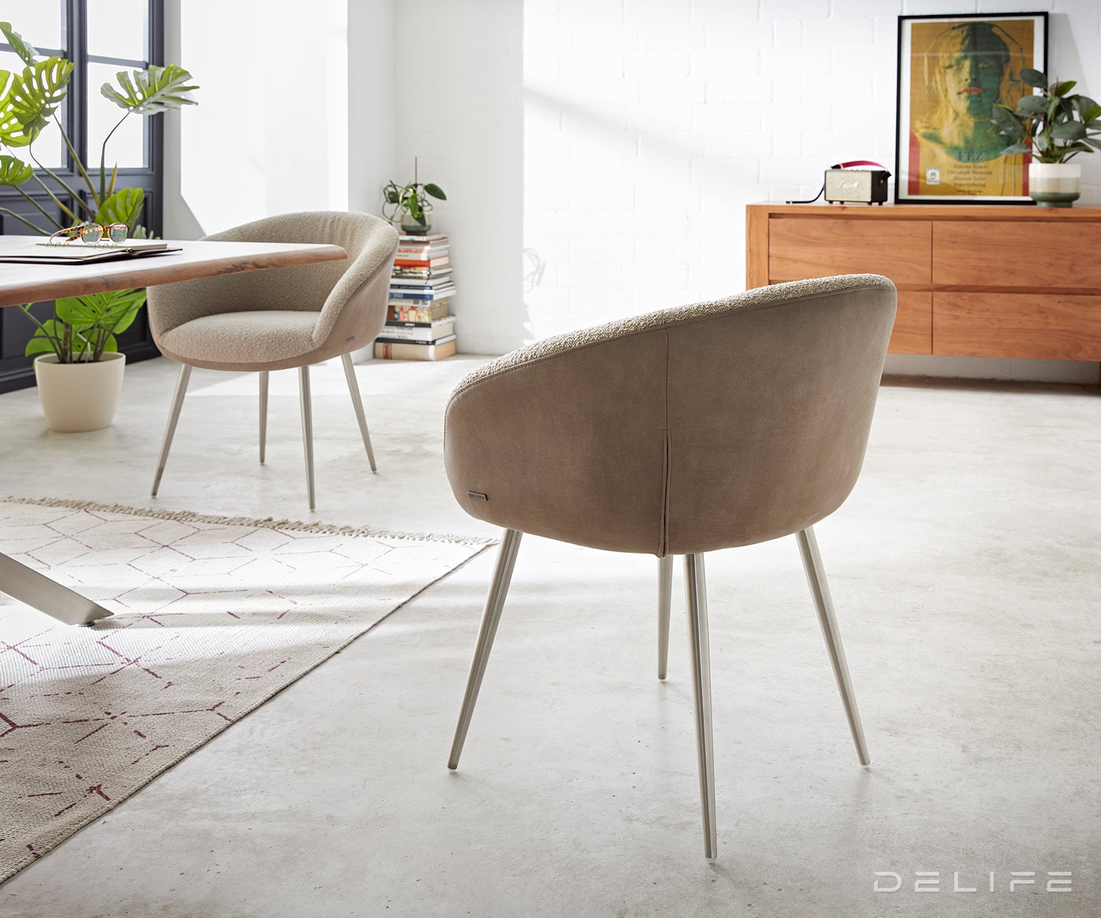 Jedilni stol Vinka, Material: Bukle