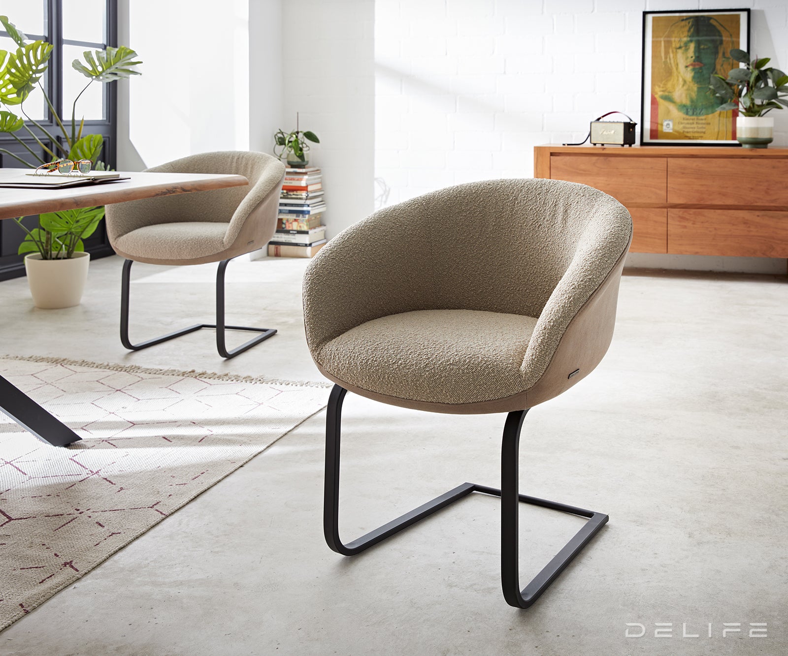 Jedilni stol Vinka, Material: Bukle