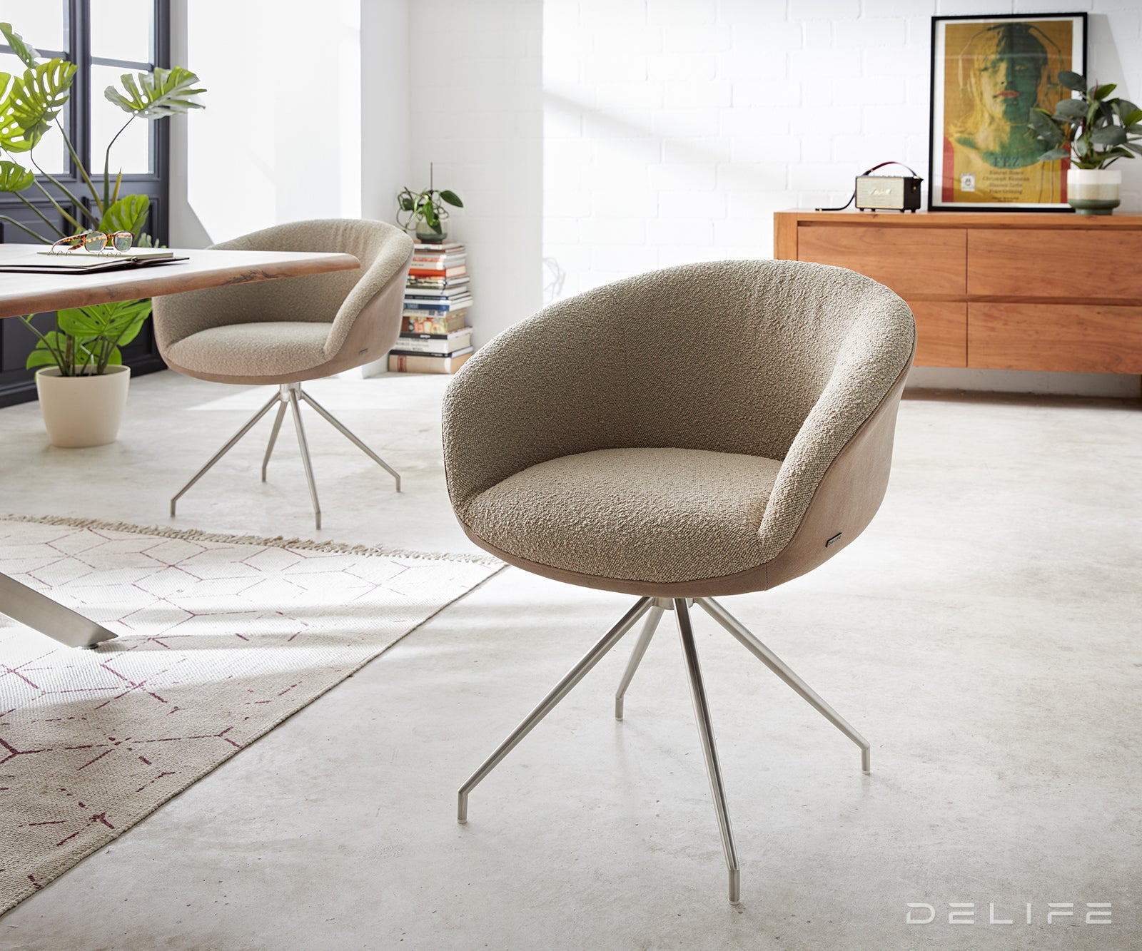 Jedilni stol Vinka, Material: Bukle