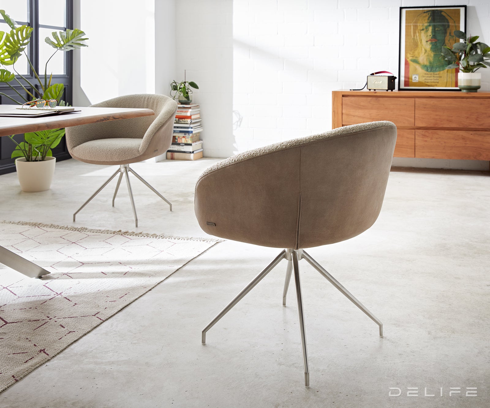 Jedilni stol Vinka, Material: Bukle