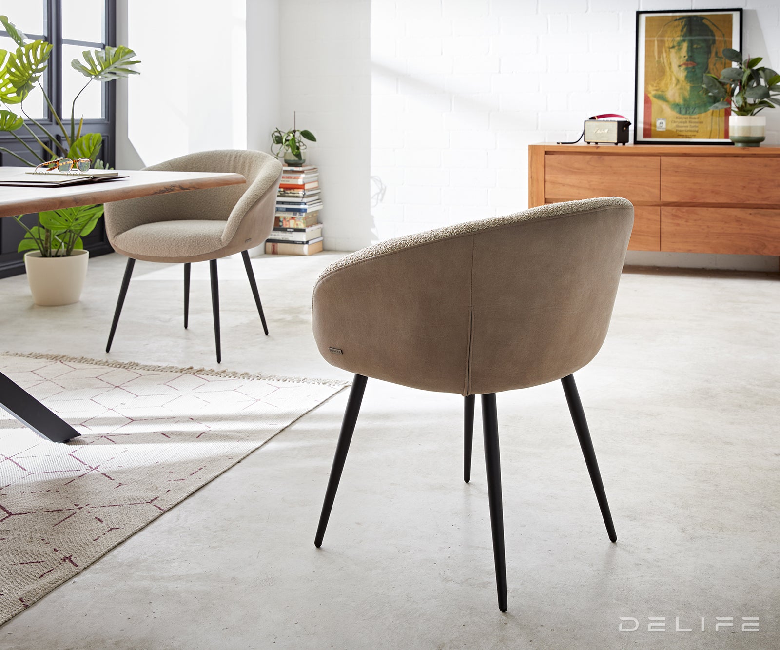 Jedilni stol Vinka, Material: Bukle