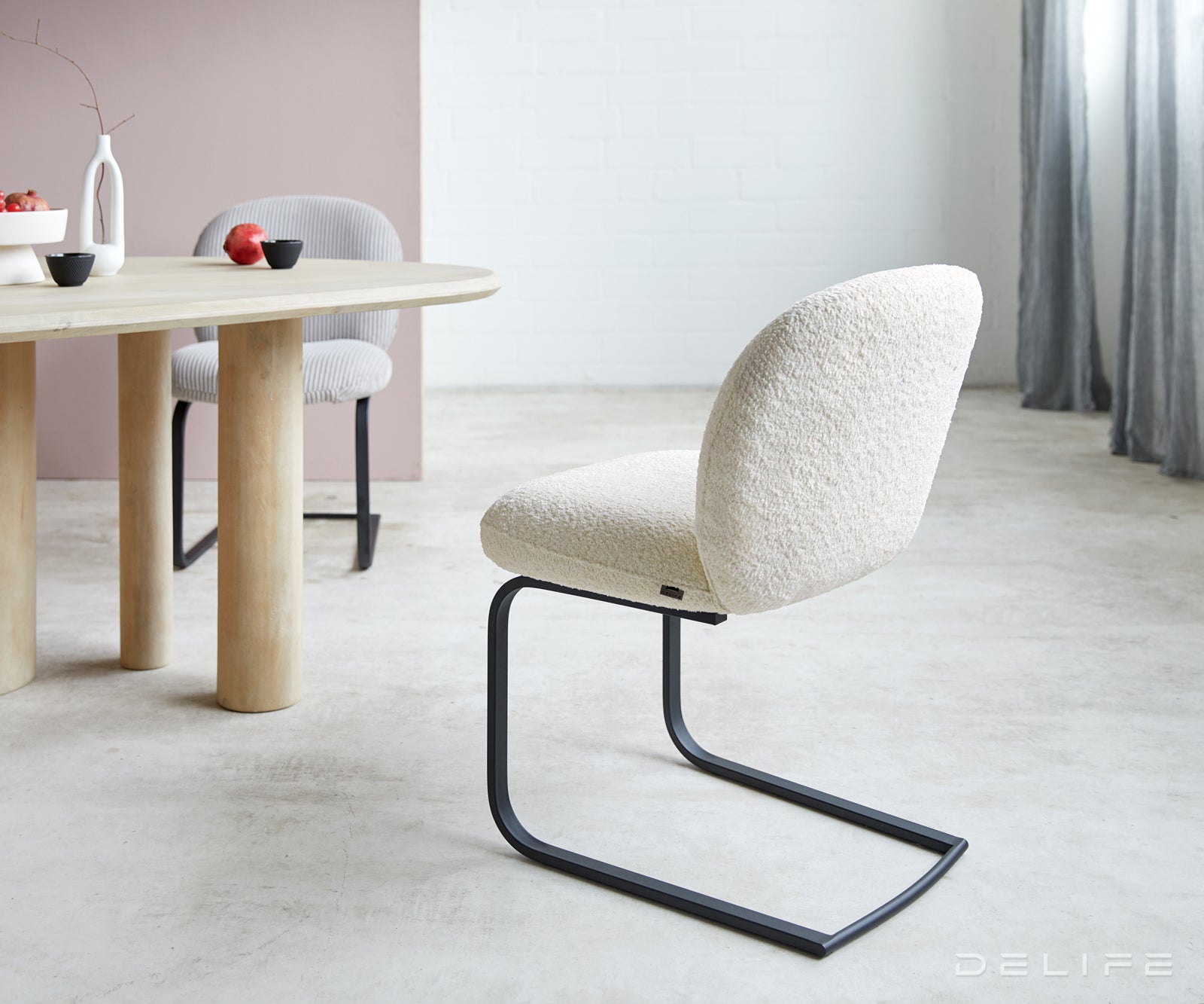 Jedilni stol Nube, Material: Bukle