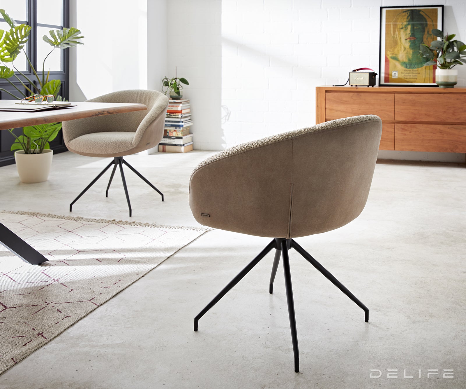 Jedilni stol Vinka, Material: Bukle