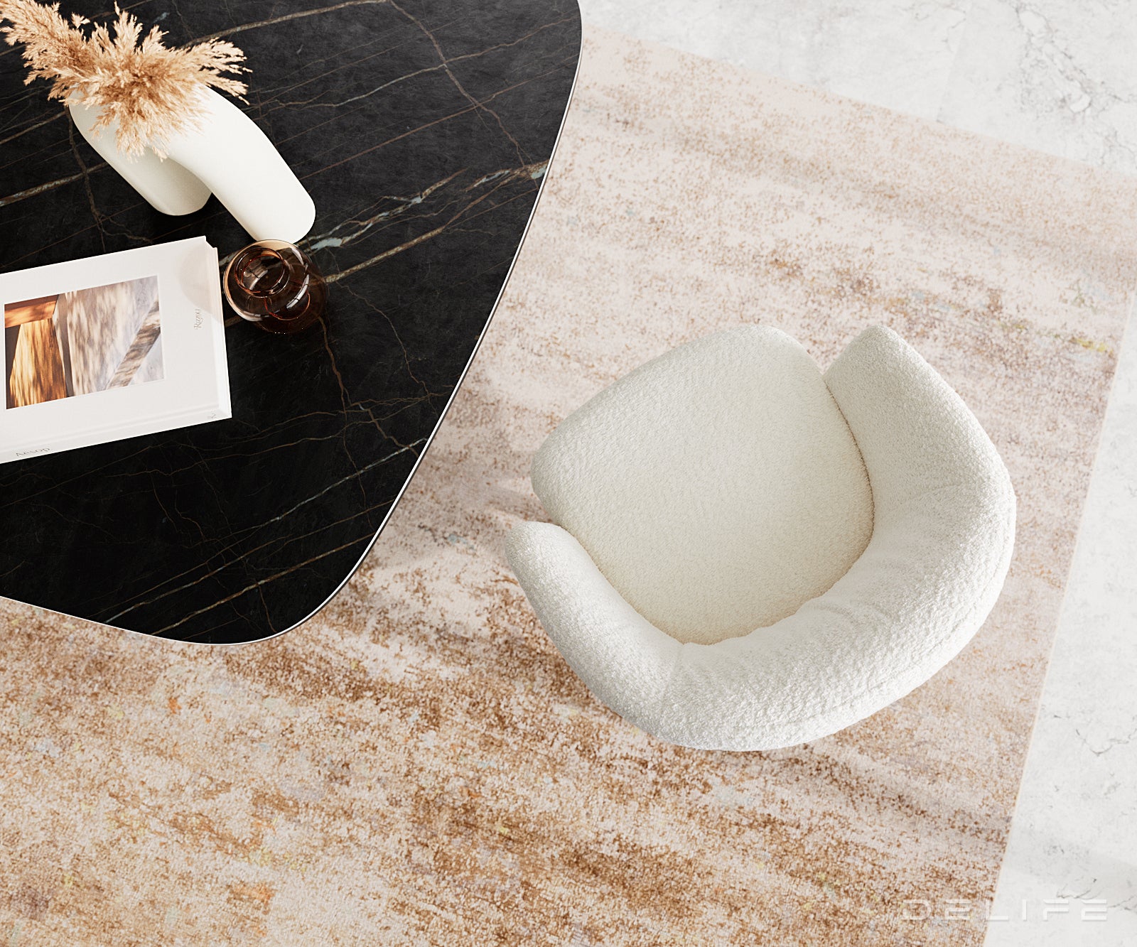 Jedilni stol Caja, Material: bukle