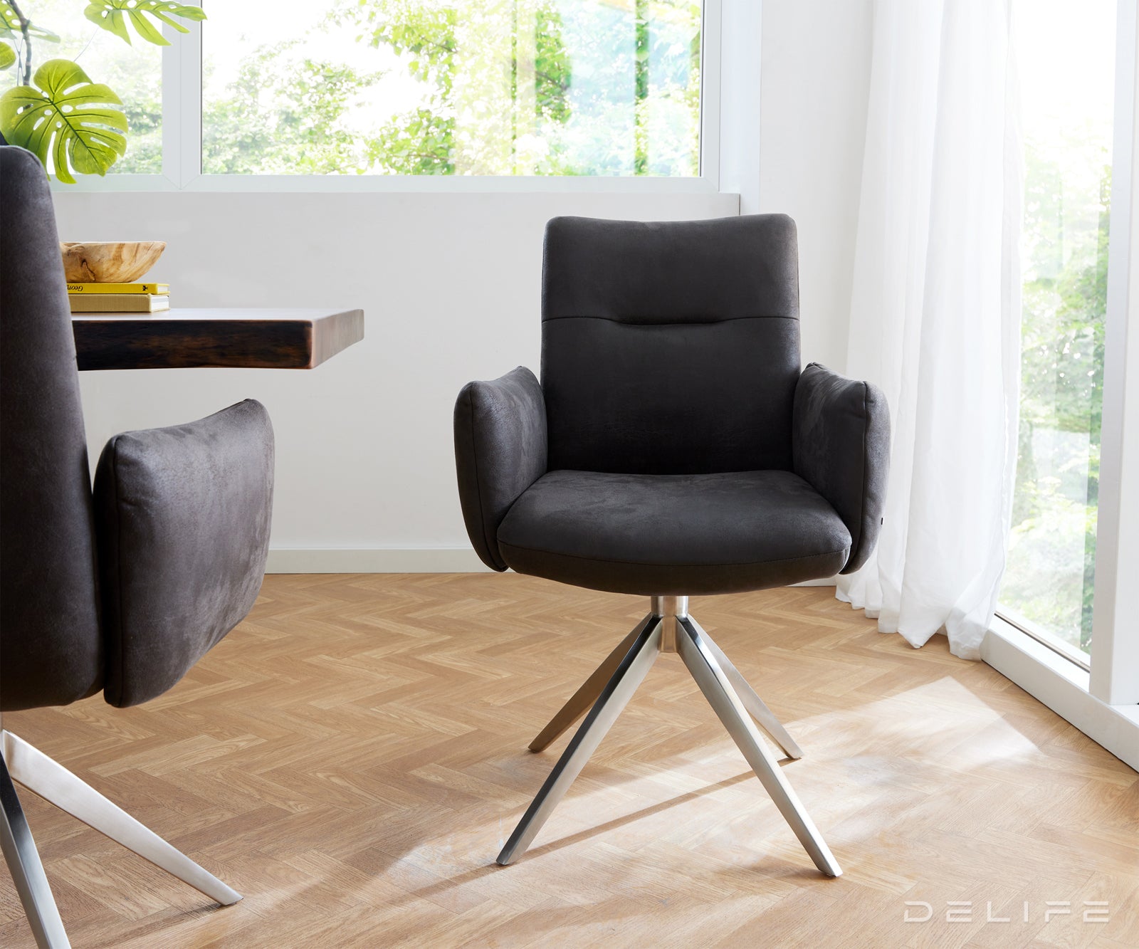 Jedilni stol Jova, Material: mikrofibra