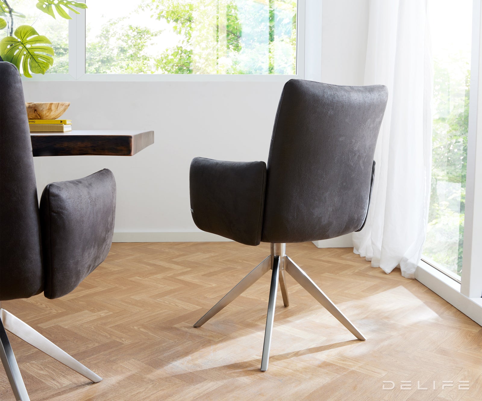 Jedilni stol Jova, Material: mikrofibra