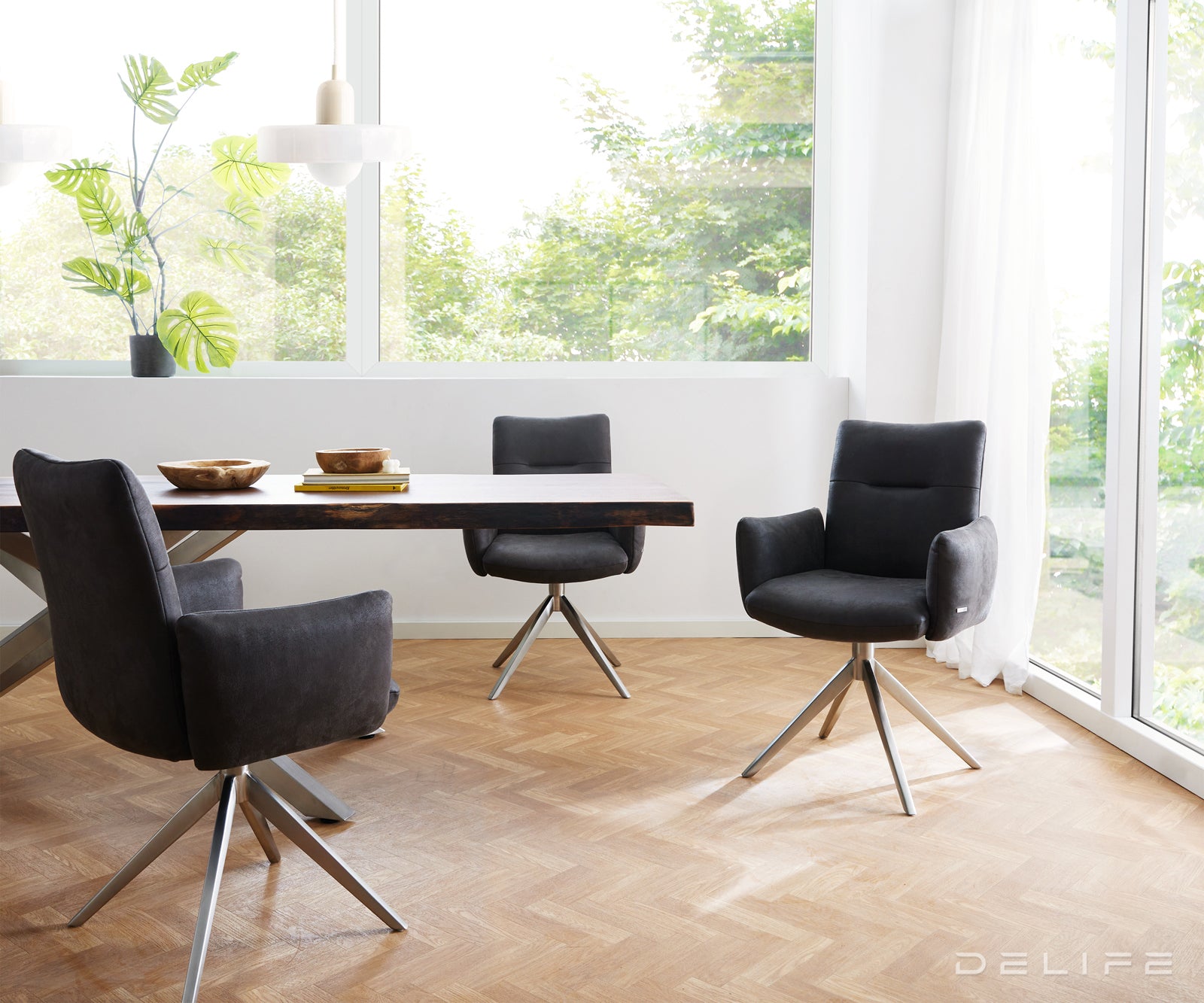 Jedilni stol Jova, Material: mikrofibra