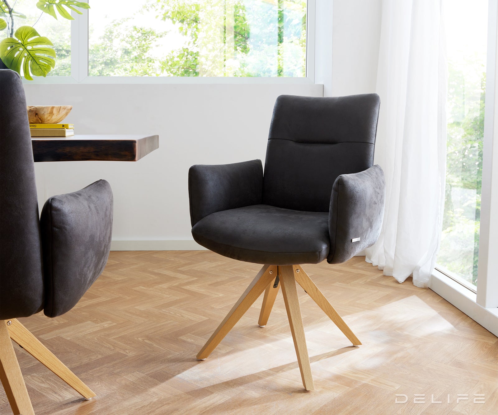 Jedilni stol Jova, Material: mikrofibra