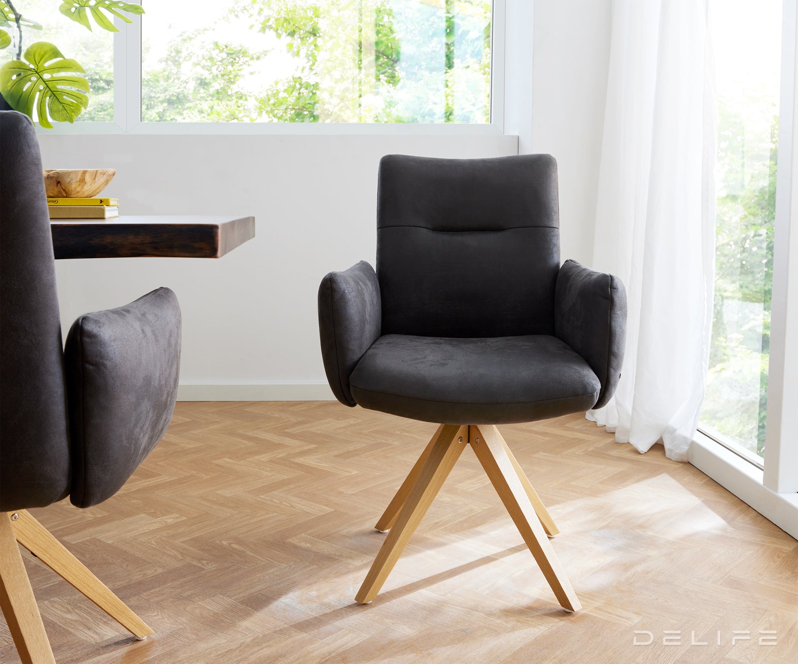 Jedilni stol Jova, Material: mikrofibra