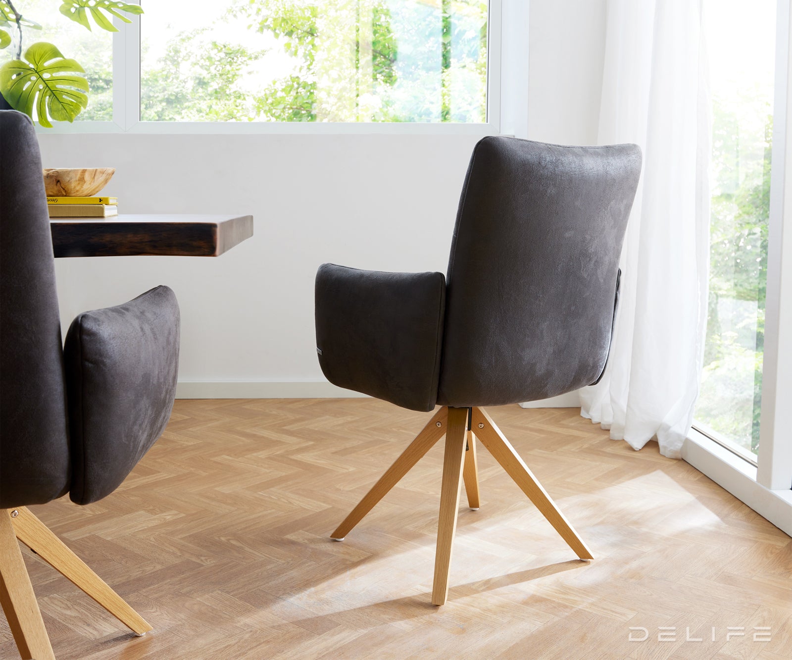 Jedilni stol Jova, Material: mikrofibra