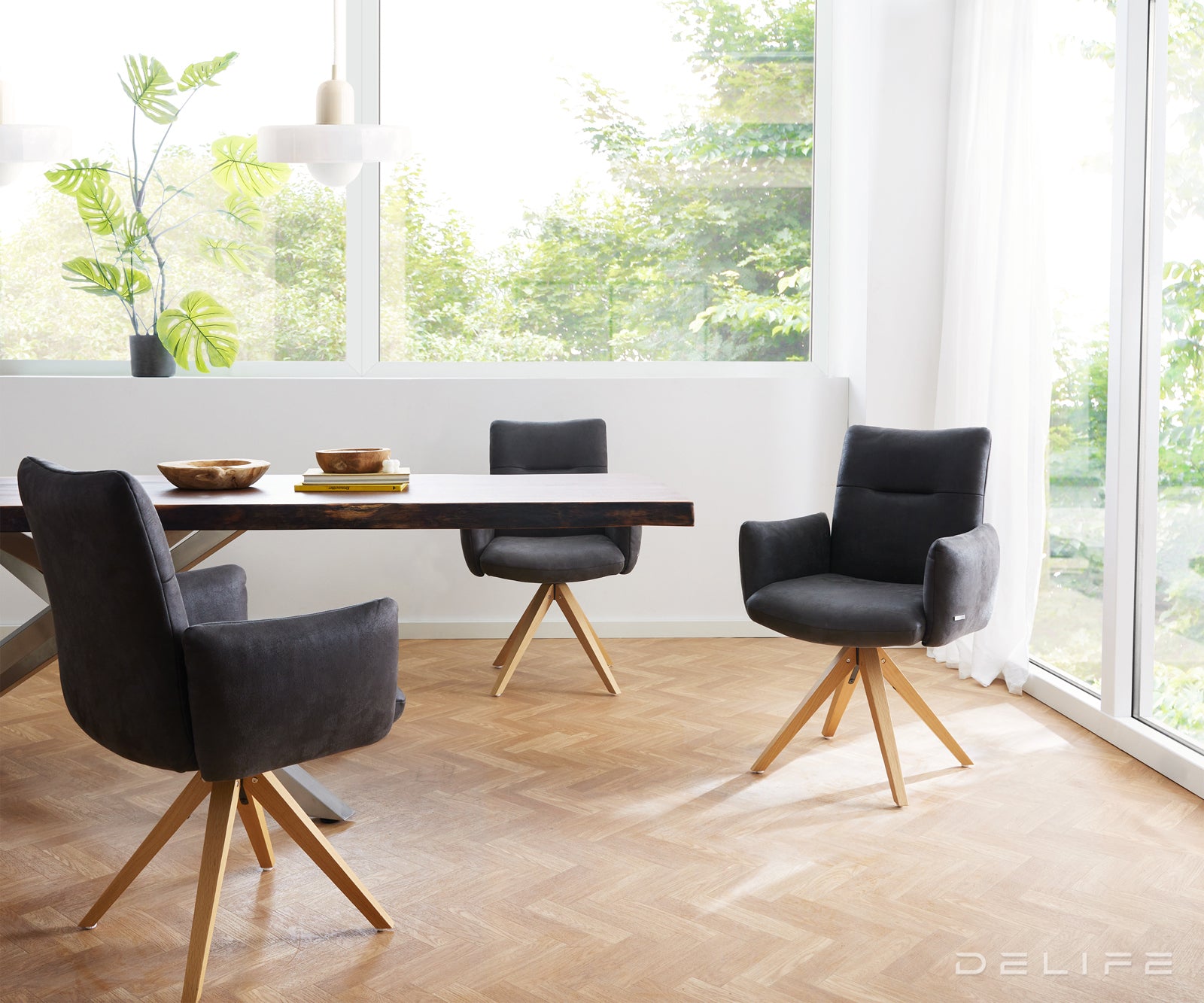 Jedilni stol Jova, Material: mikrofibra