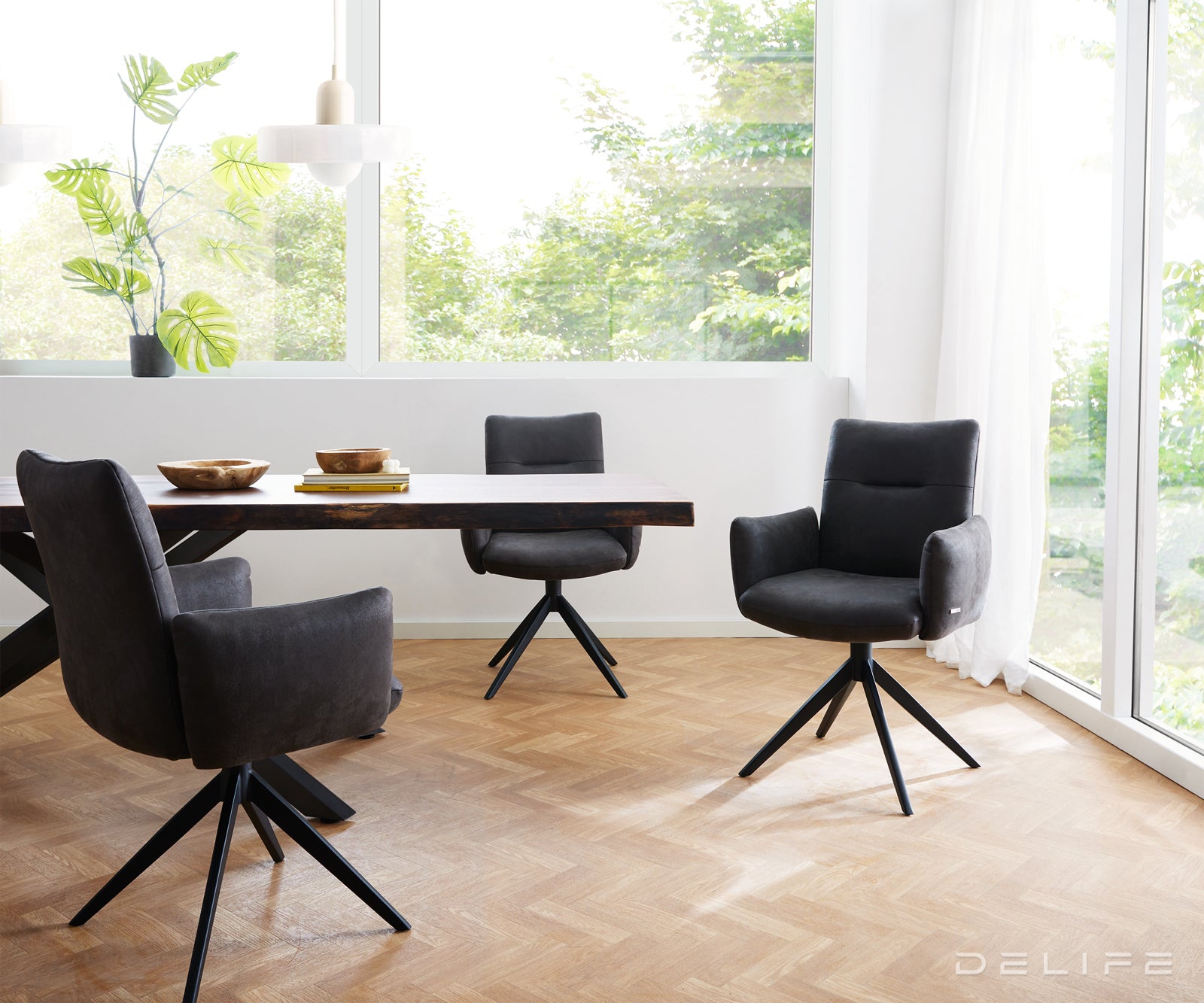 Jedilni stol Jova, Material: mikrofibra