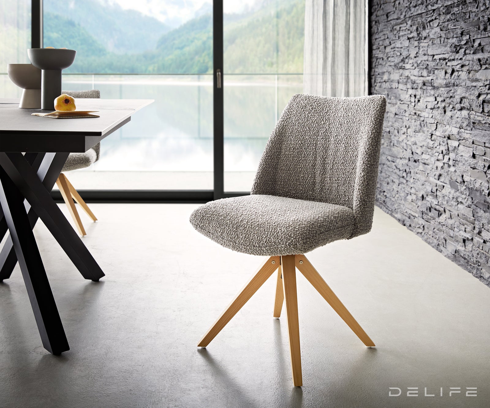 Jedilni stol Elsa, Material: bukle