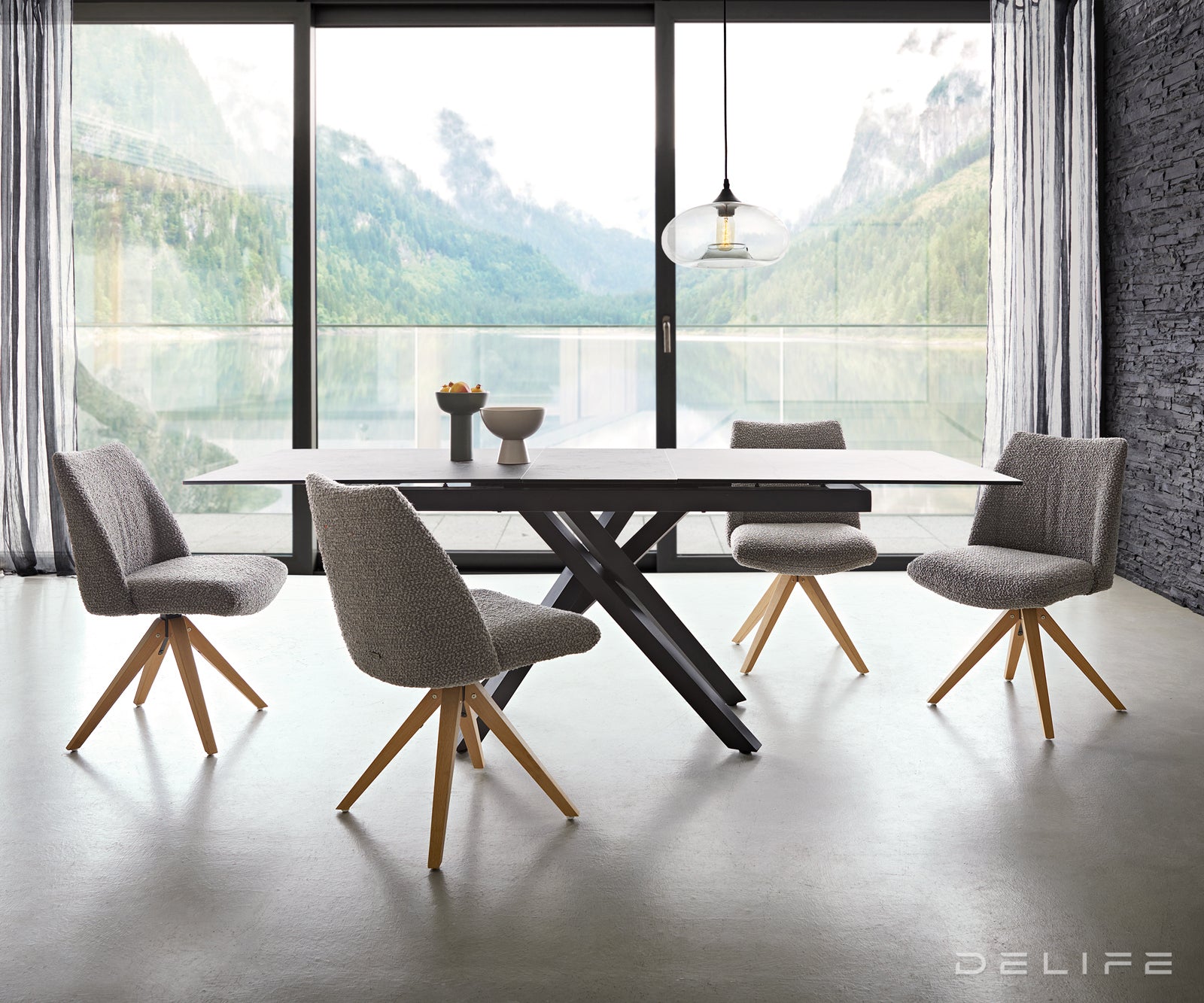 Jedilni stol Elsa, Material: bukle