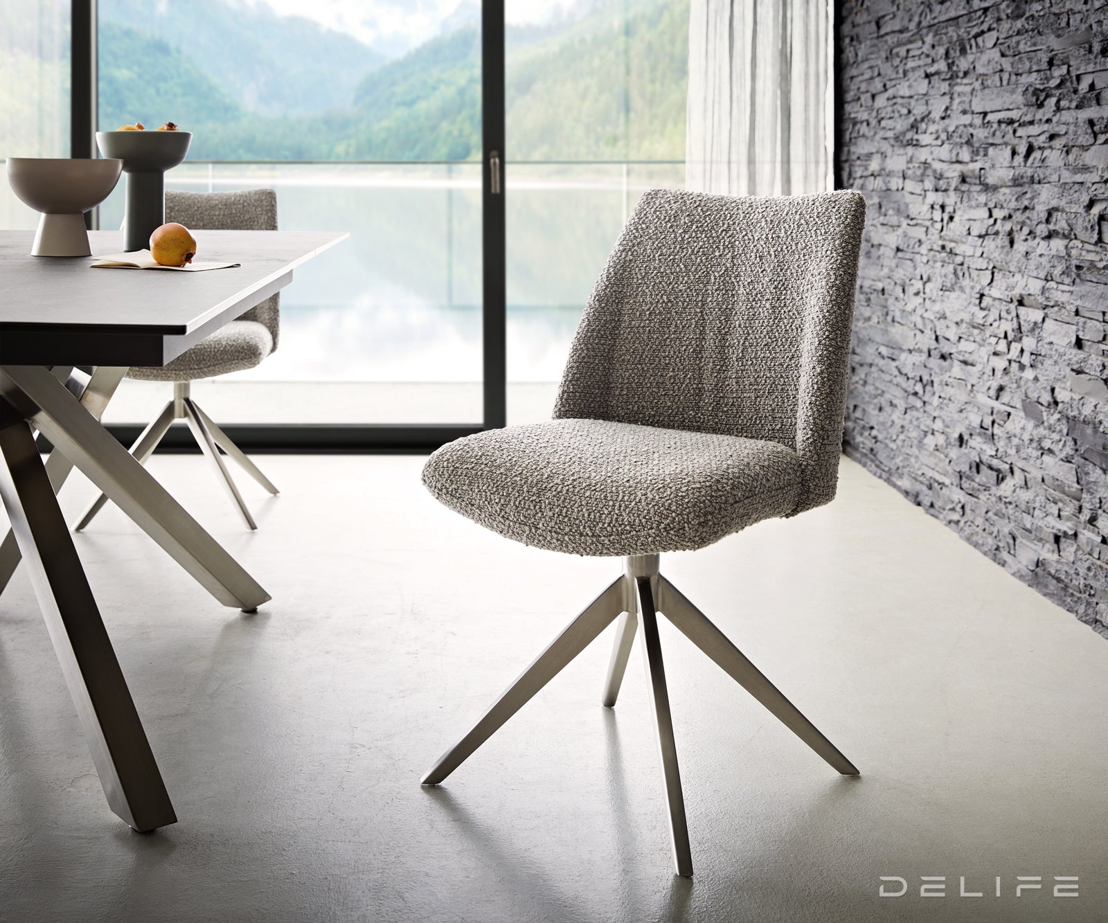 Jedilni stol Elsa, Material: bukle