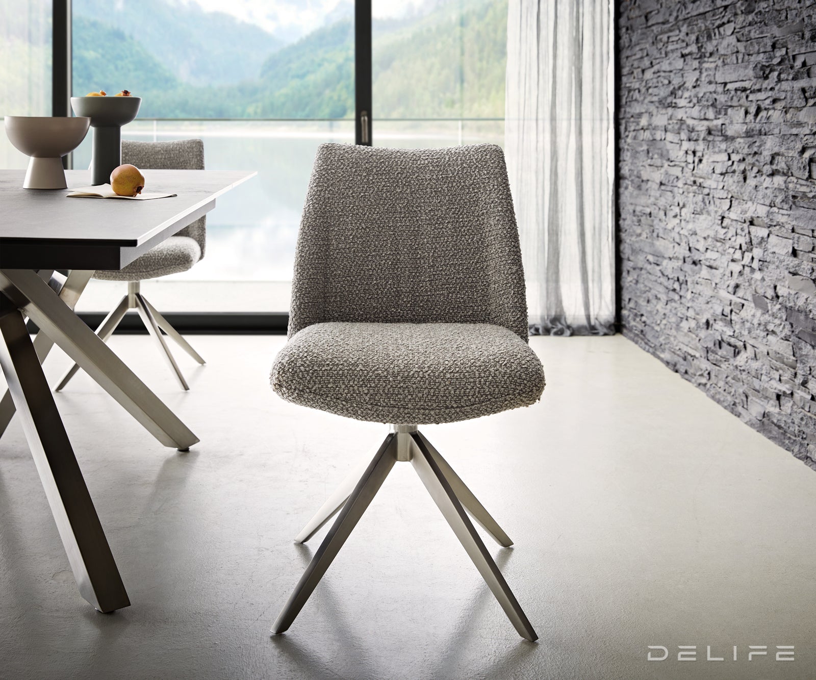 Jedilni stol Elsa, Material: bukle