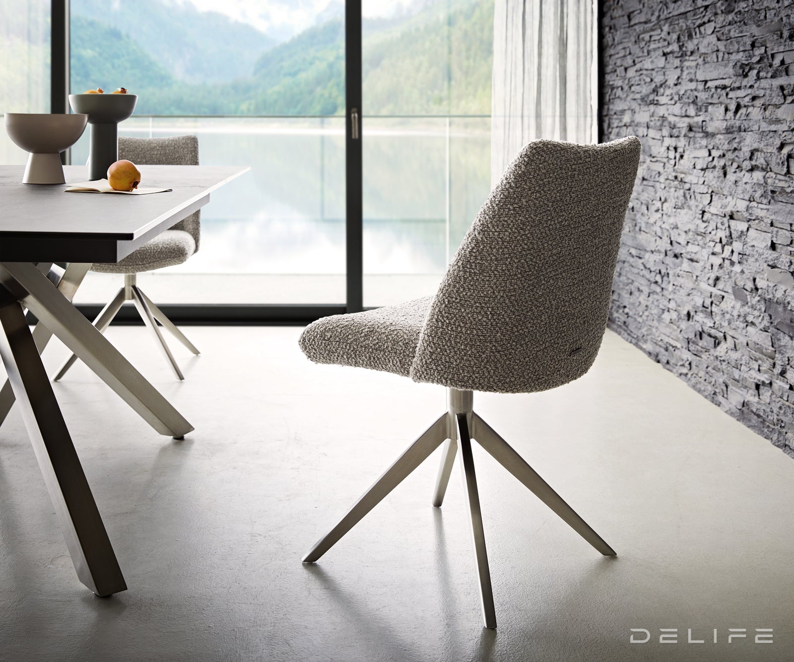 Jedilni stol Elsa, Material: bukle