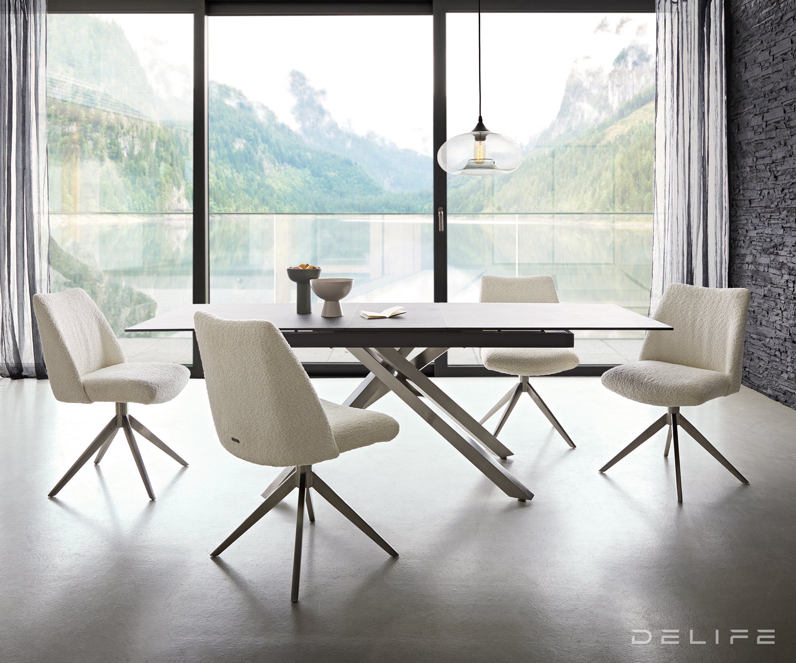 Jedilni stol Elsa, Material: bukle