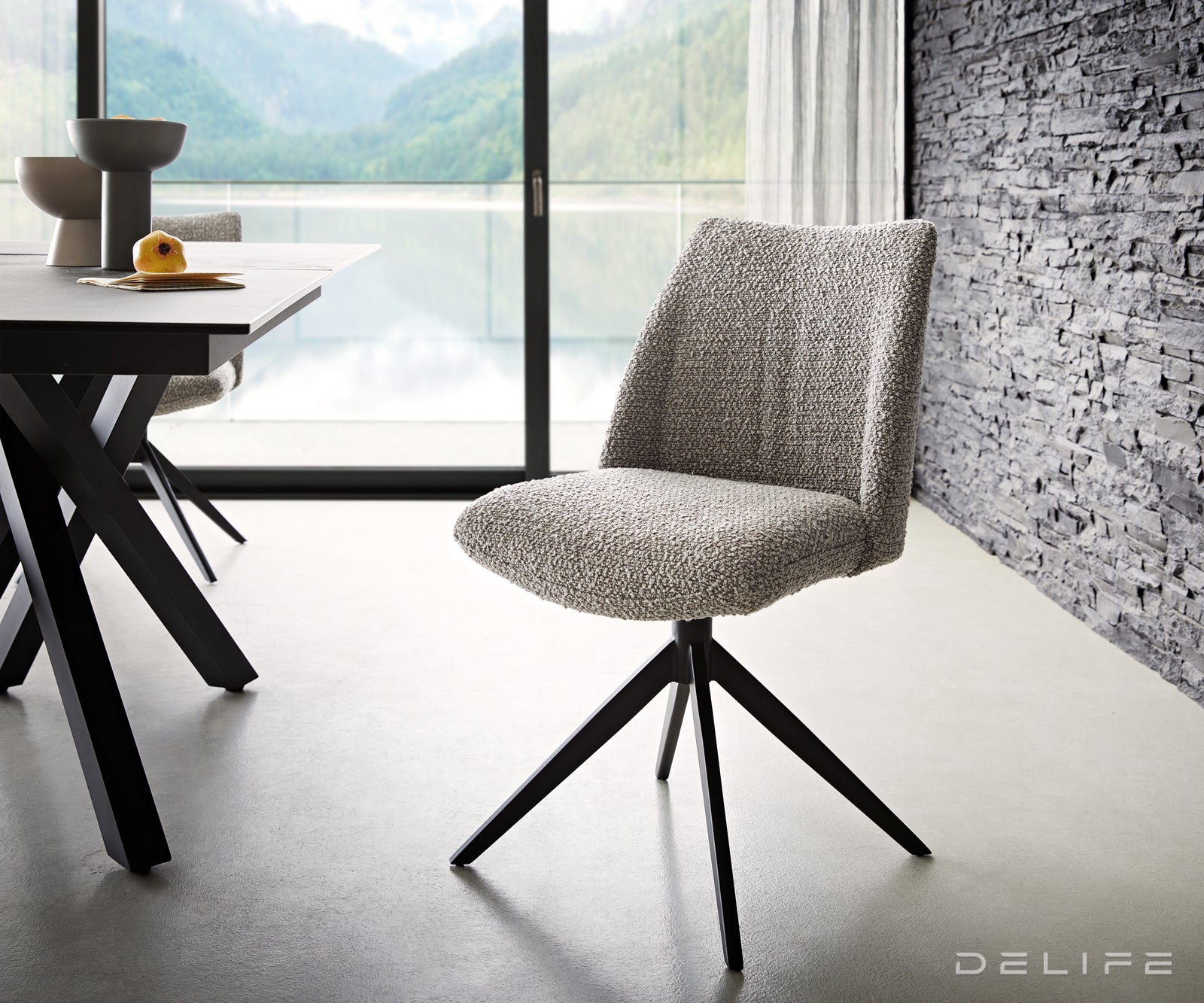 Jedilni stol Elsa, Material: bukle