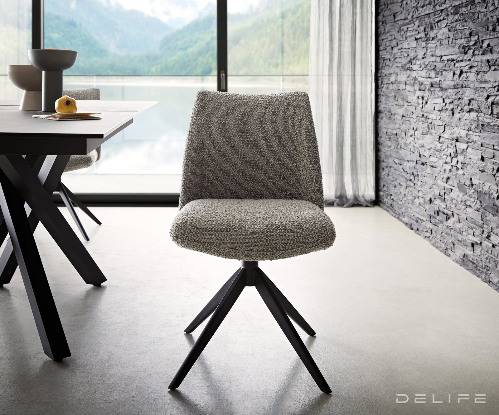 Jedilni stol Elsa, Material: bukle